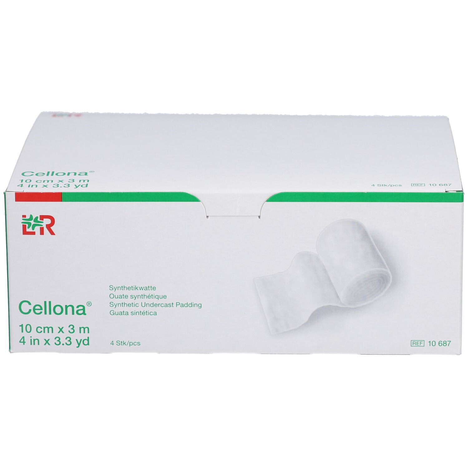 Cellona® Synthetikwatte, Rolle 10 cm x 3 m