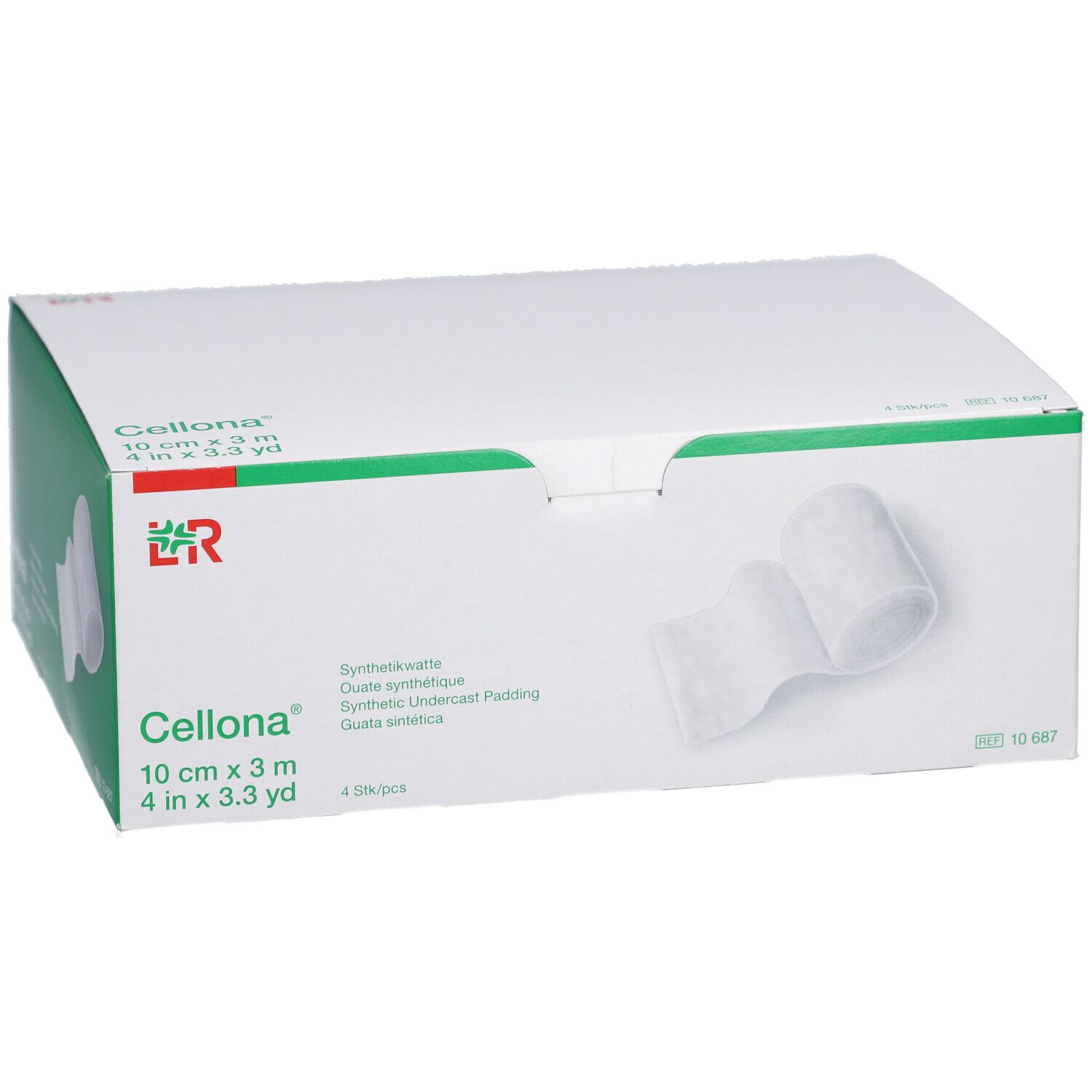 Cellona® Synthetikwatte, Rolle 10 cm x 3 m