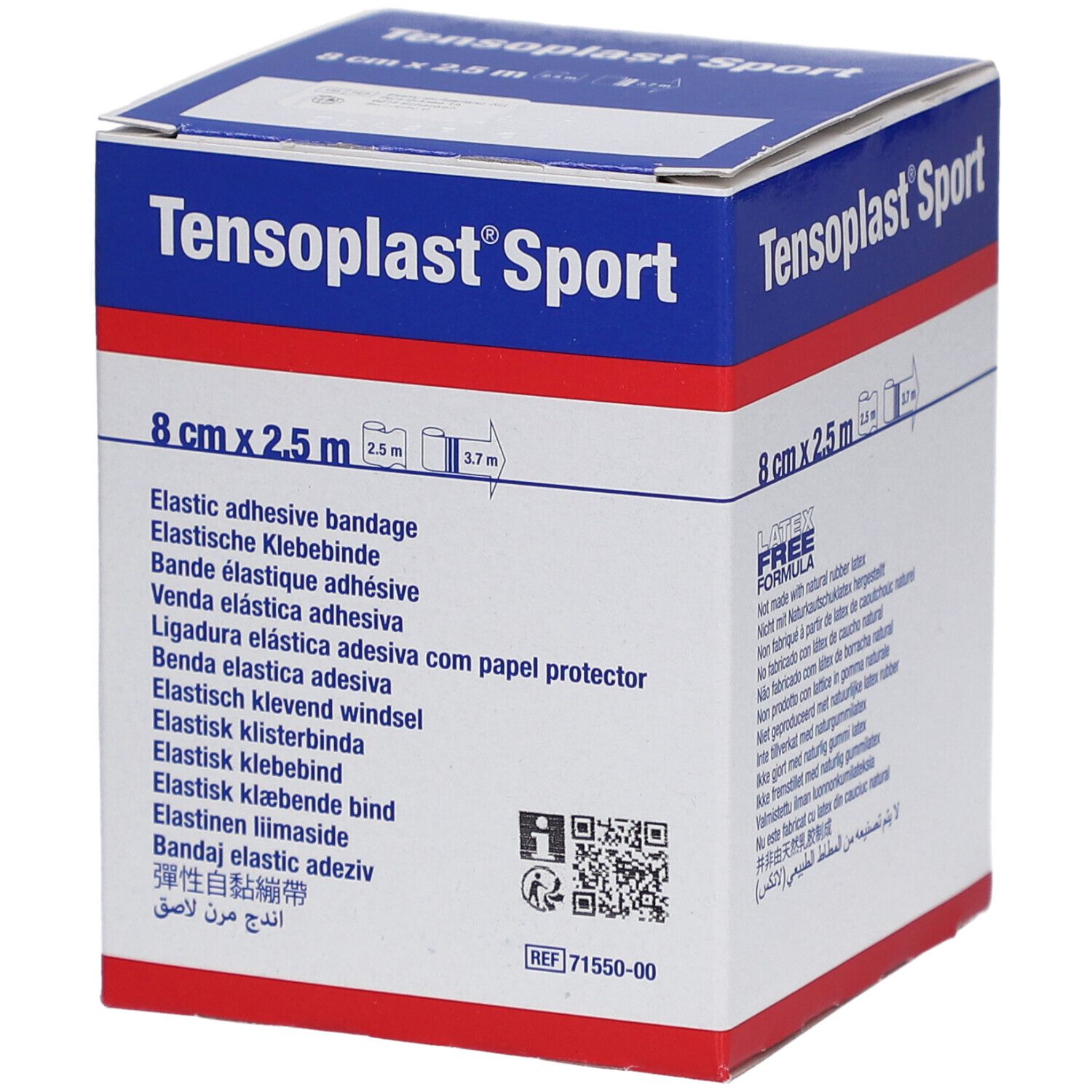 TENSOPLART SPORT Elastische Klebebinde 8 x 2,5 cm