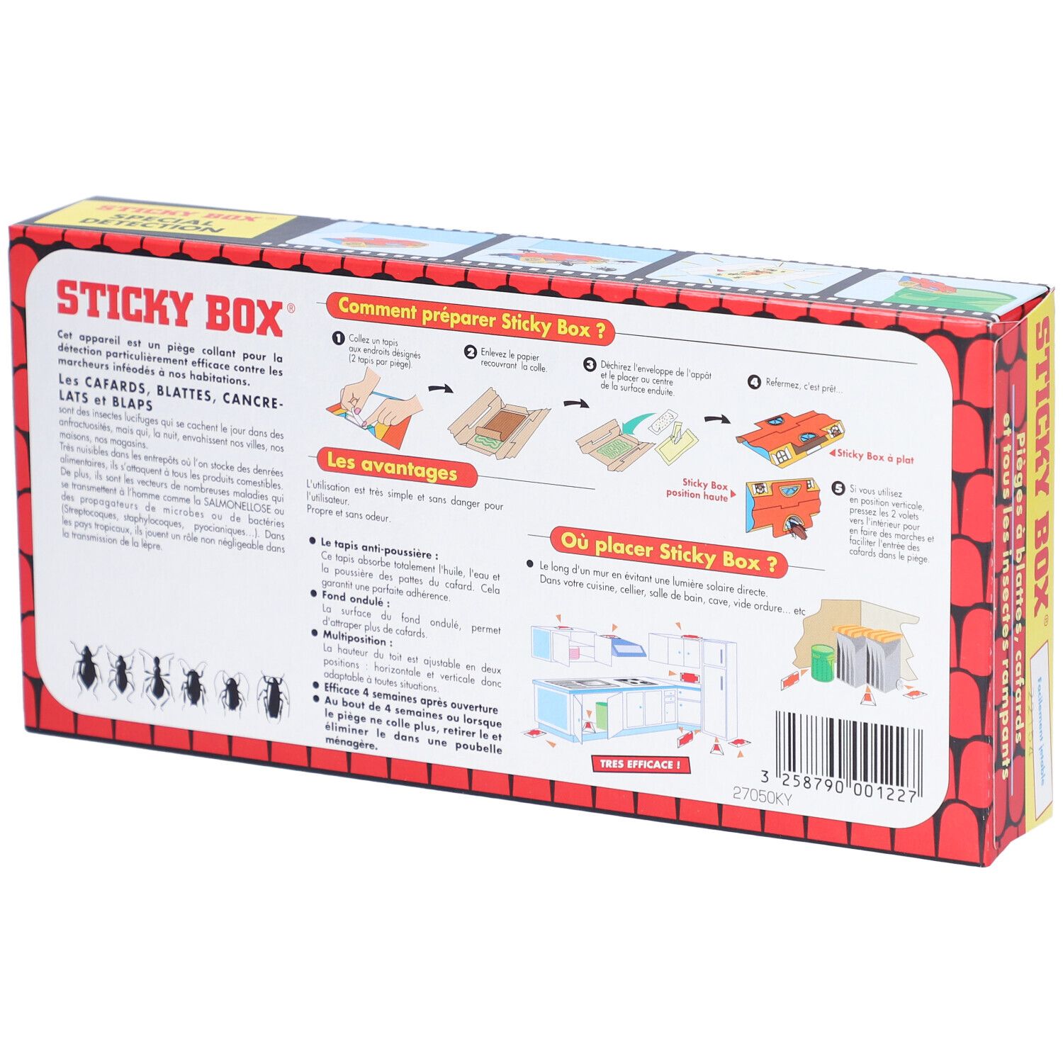 STICKY BOX Schabenfalle 5 Stk