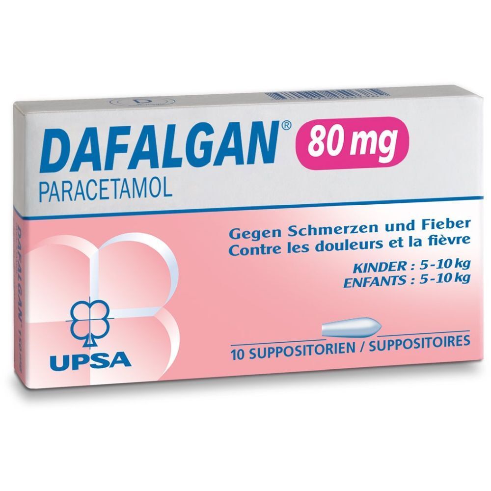 DAFALGAN Supp 80 mg 10 Stk