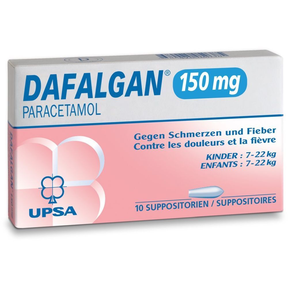 DAFALGAN Supp 150 mg 10 Stk