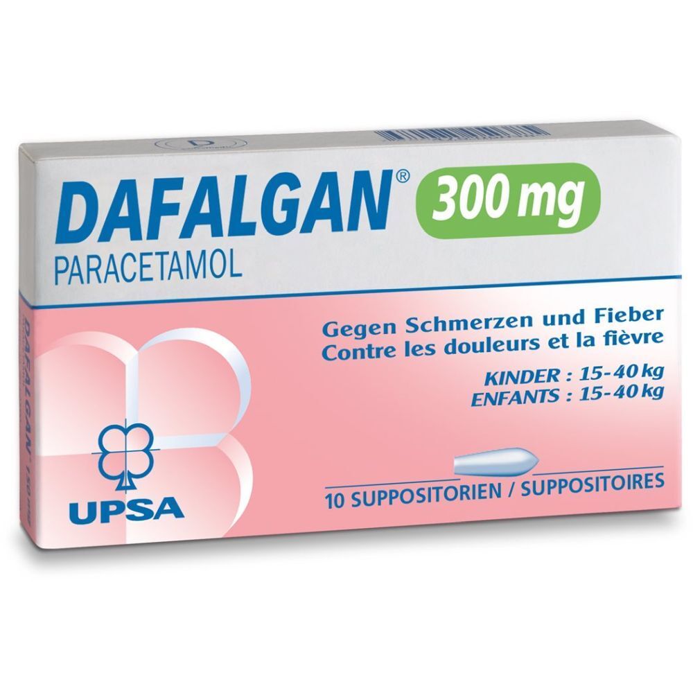 DAFALGAN Supp 300 mg 10 Stk