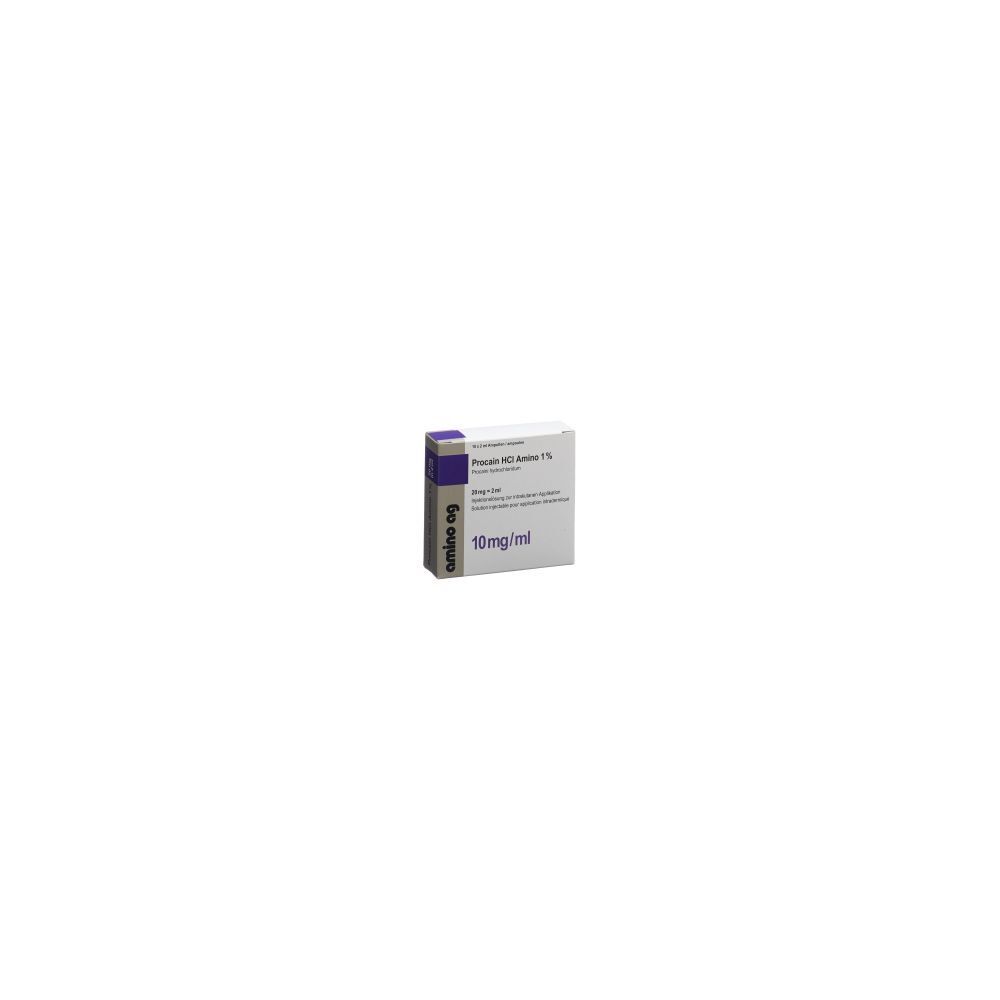 PROCAIN HCL Amino 20 mg/2ml 10 Amp 2 ml