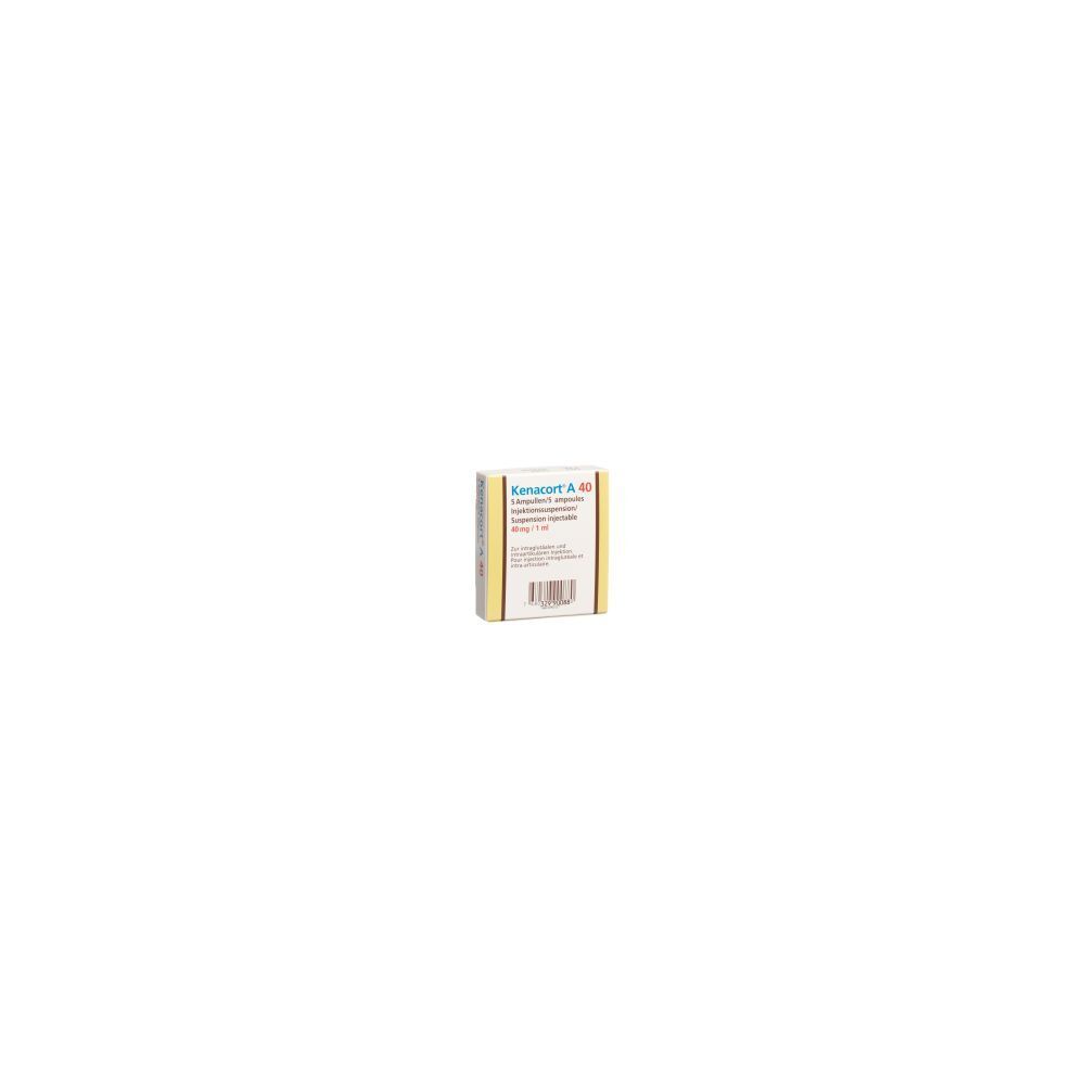 KENACORT A 40 Inj Susp 40 mg/ml 5 Amp 1 ml