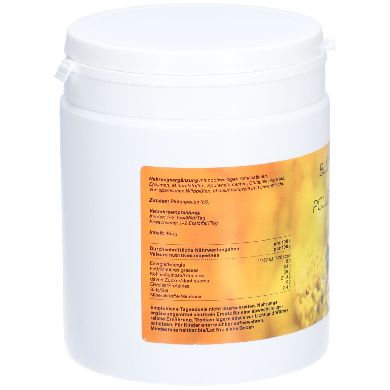 BIOSANA Blütenpollen Gran 465 g