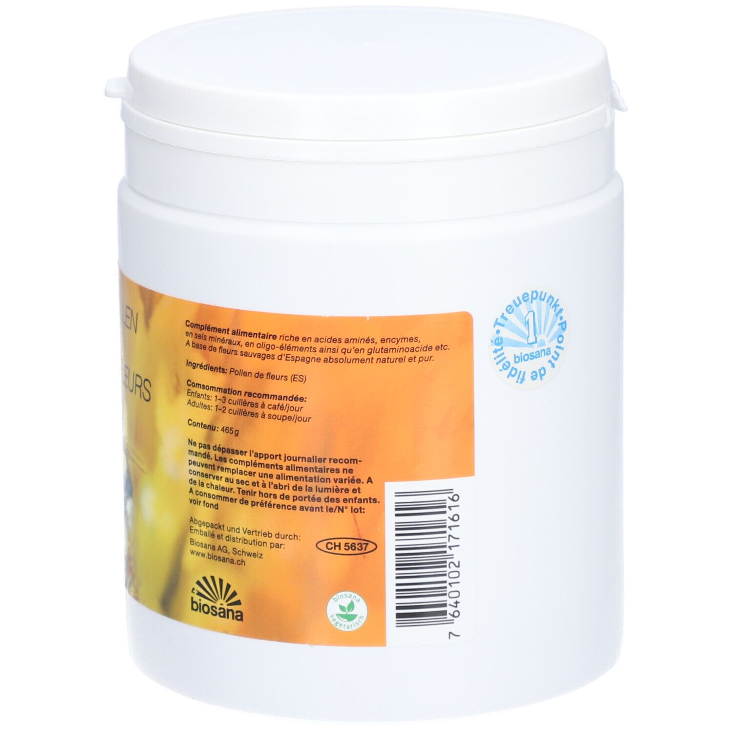 BIOSANA Blütenpollen Gran 465 g