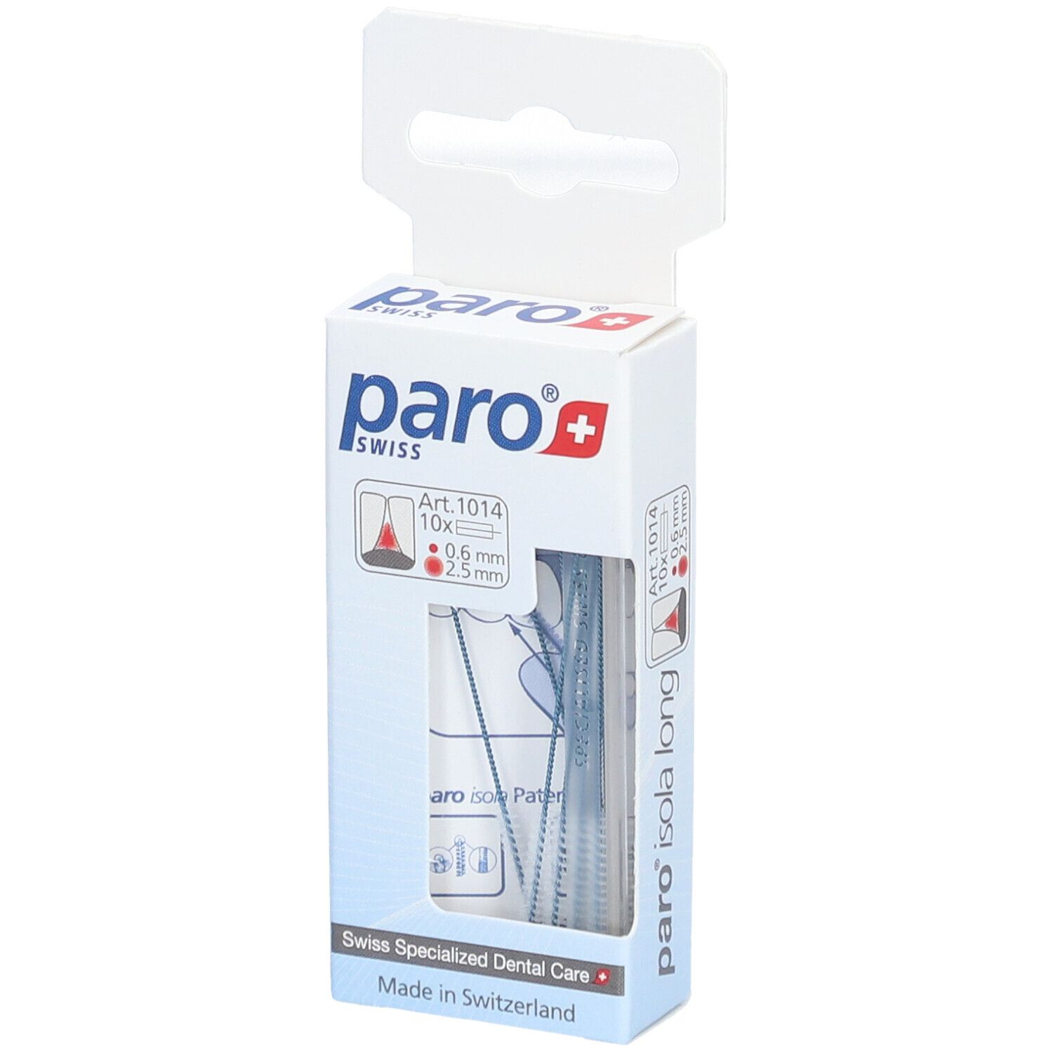Paro Isola brosse spirale 2,5mm bleu