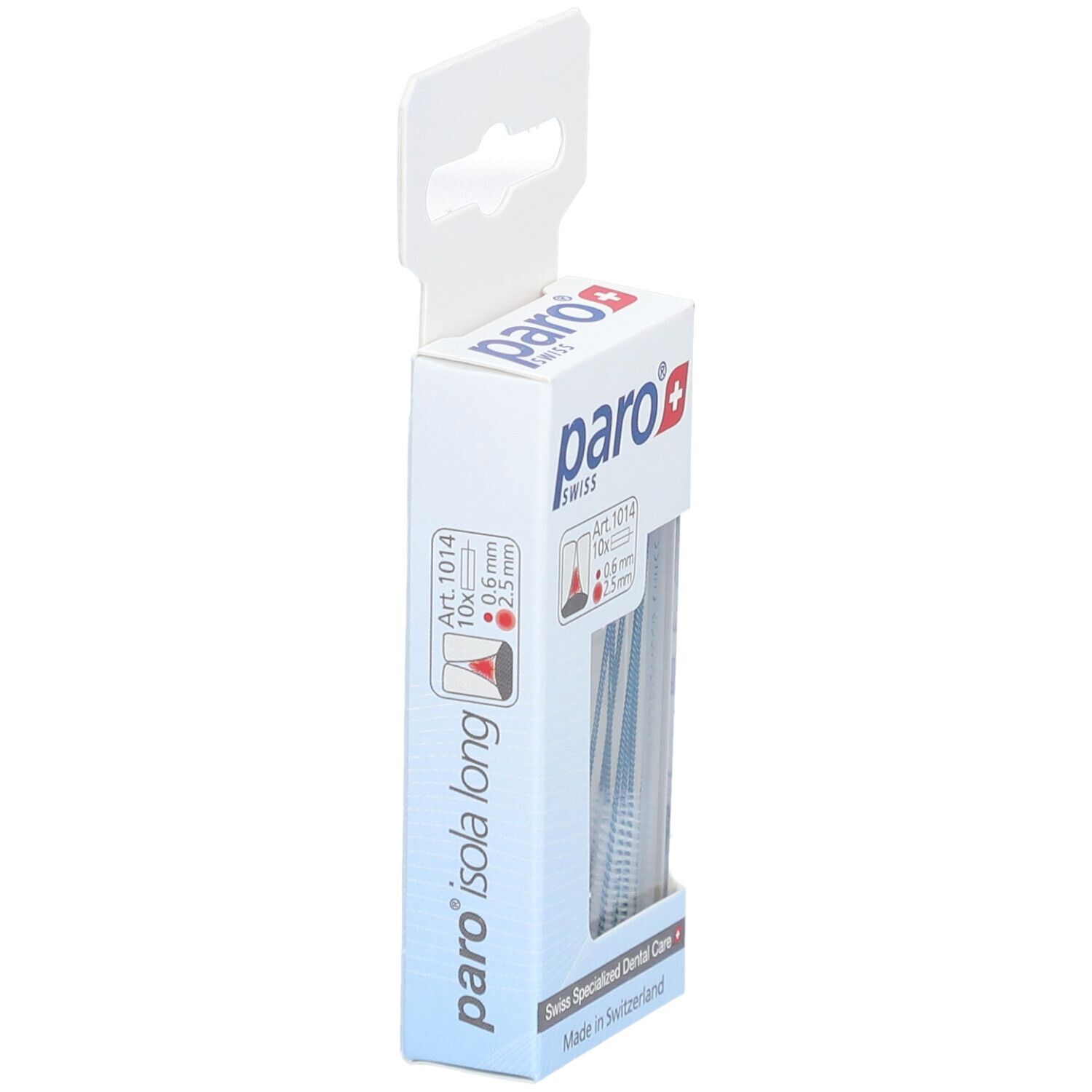 Paro Isola brosse spirale 2,5mm bleu
