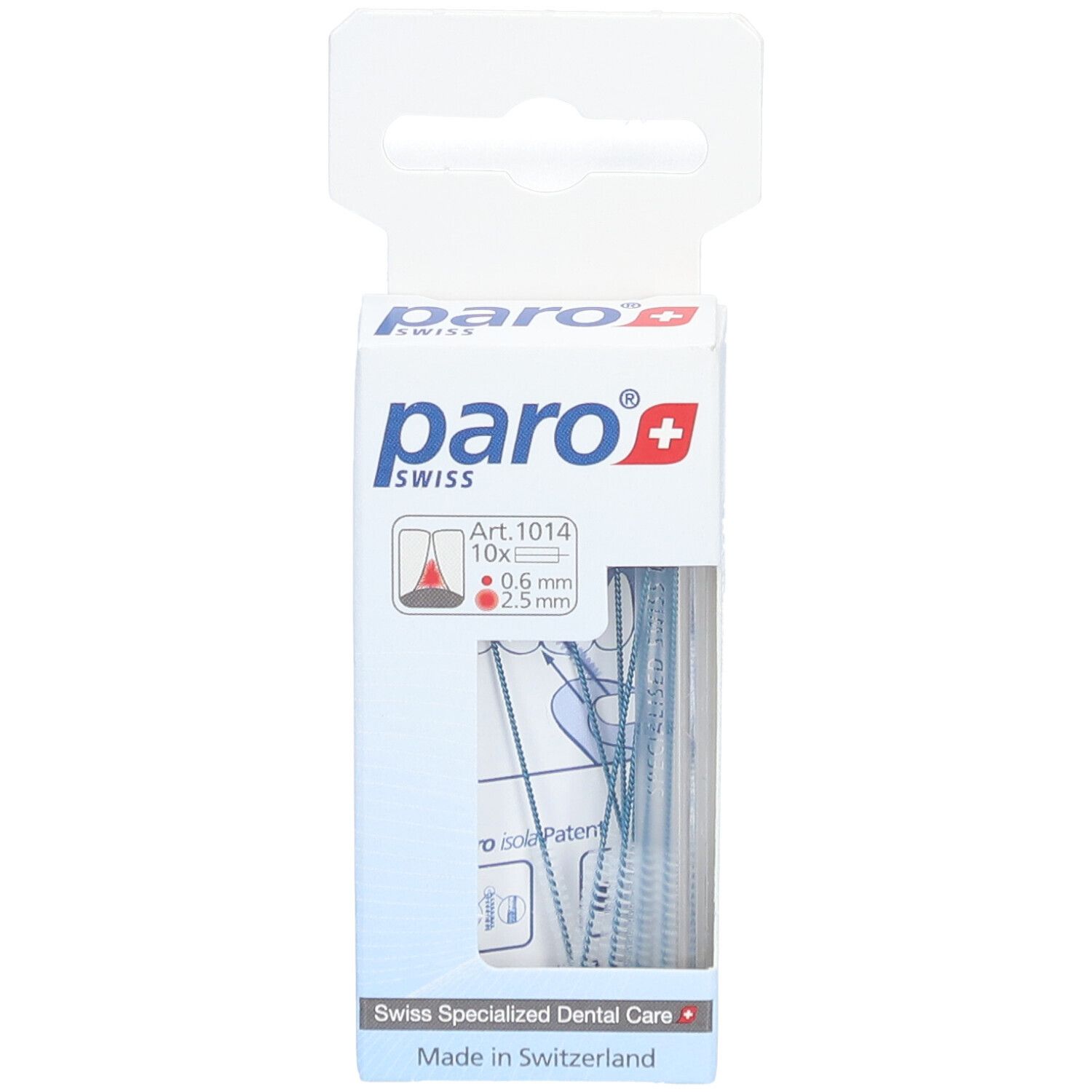 Paro Isola brosse spirale 2,5mm bleu