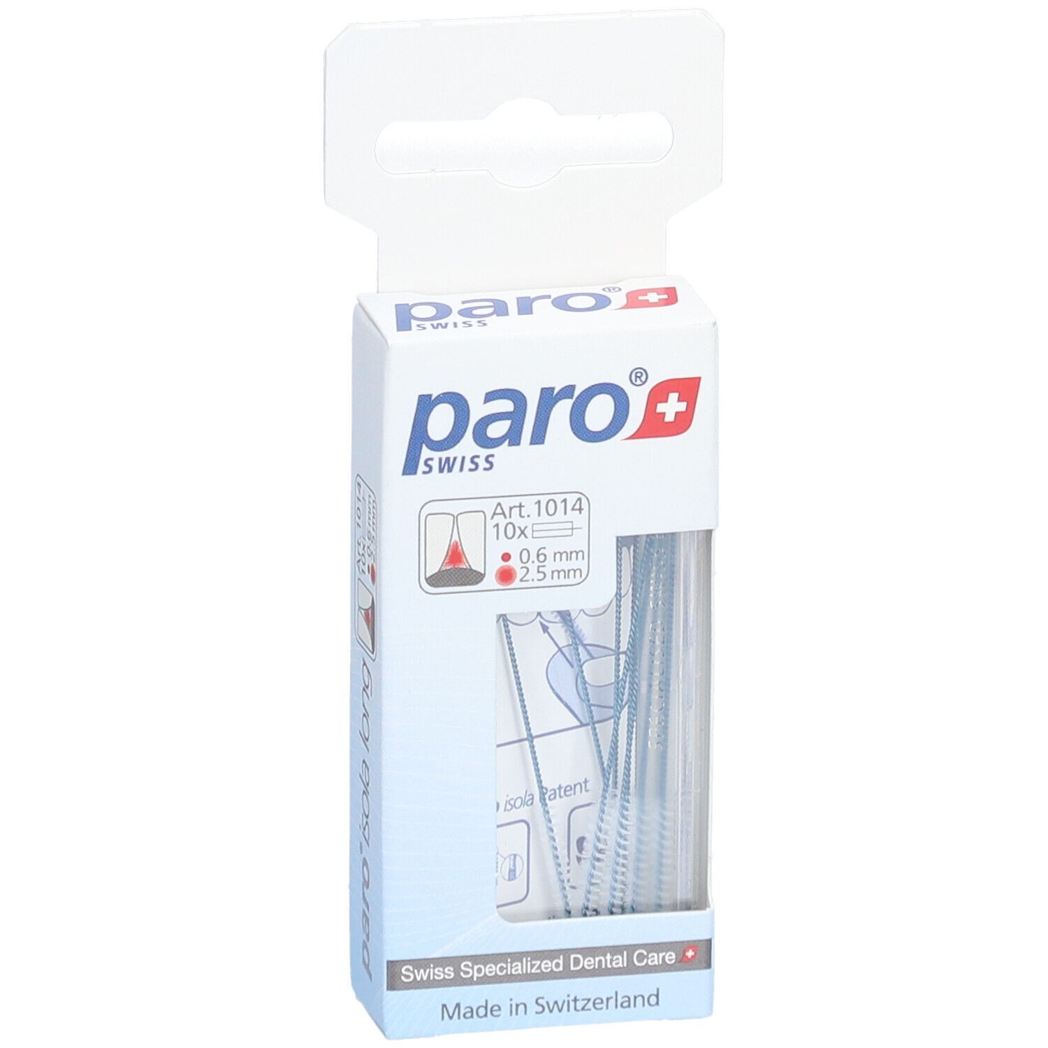 Paro Isola brosse spirale 2,5mm bleu