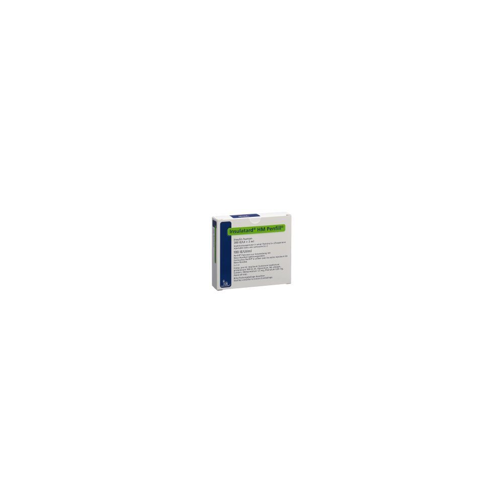 INSULIN Insulatard HM Penfill 5 Patrone 3 ml