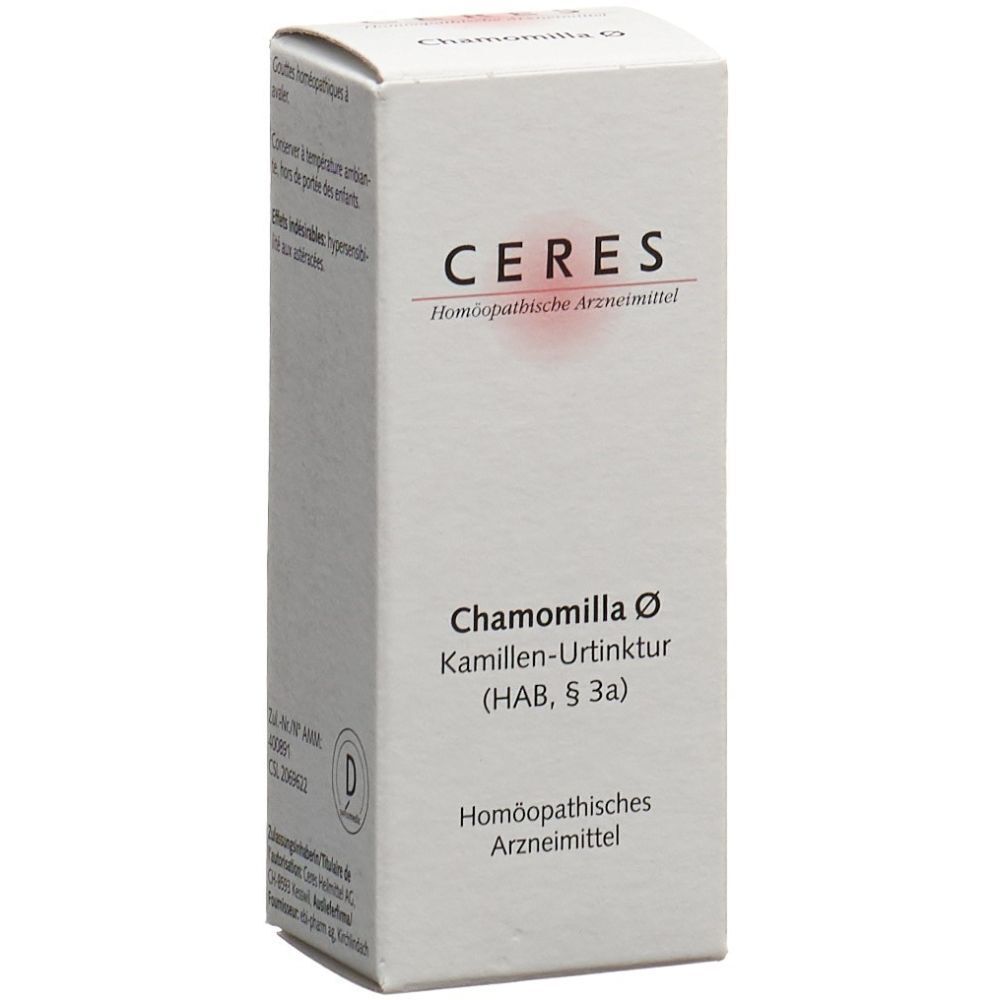 CERES Chamomilla Urtinkt Fl 20 ml