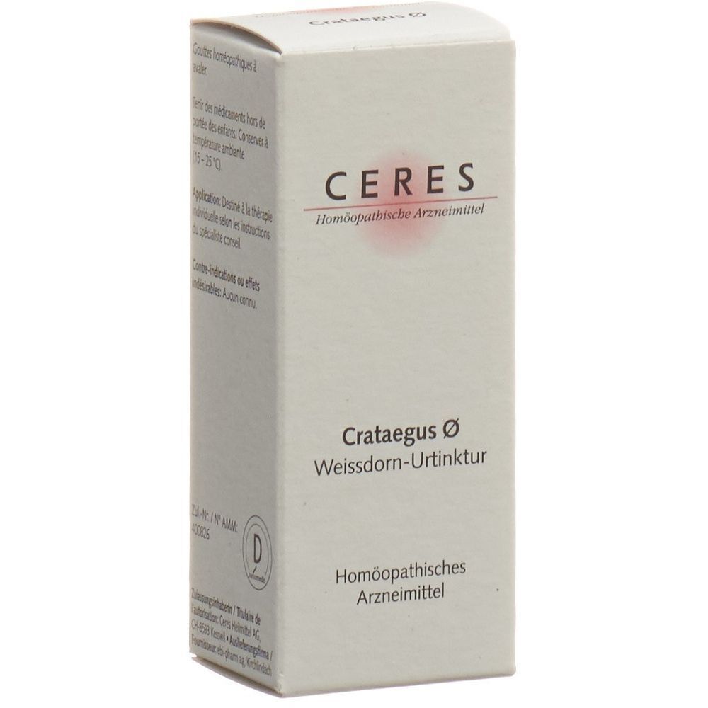 CERES Crataegus Urtinkt Fl 20 ml