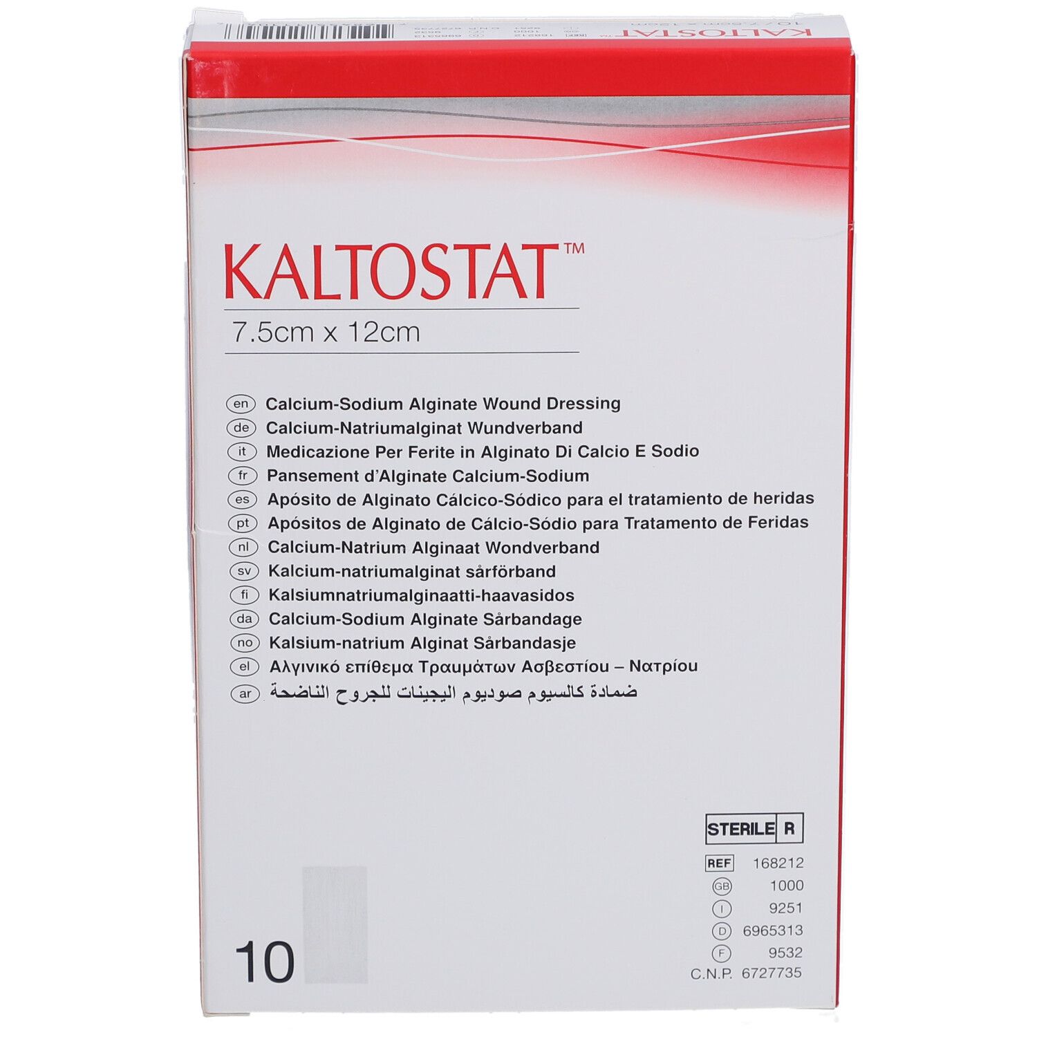 Kaltostat® 7,5 cm x 12 cm