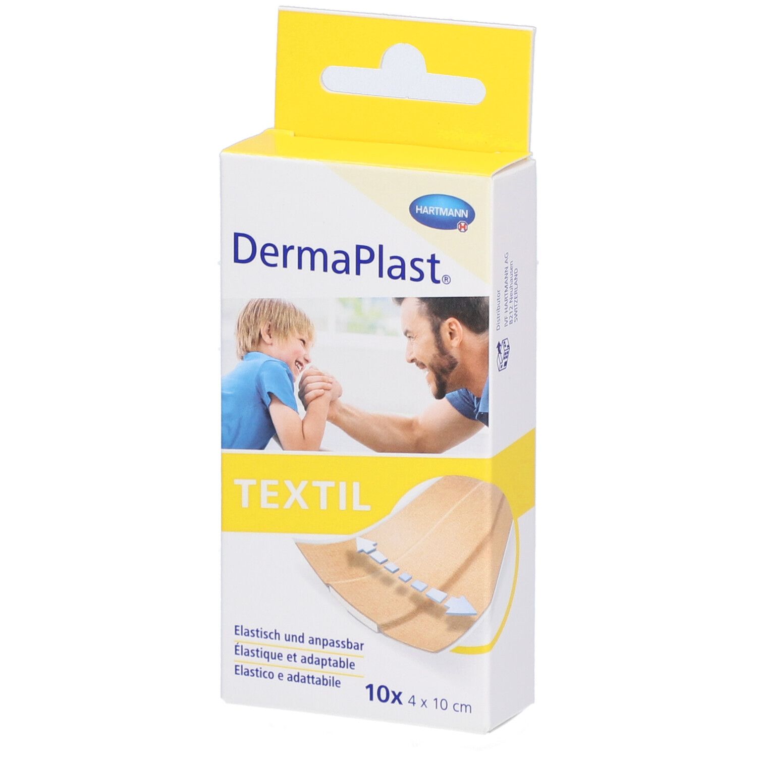 HARTMANN Dermaplast® Textilpflaster 4 x 10 cm