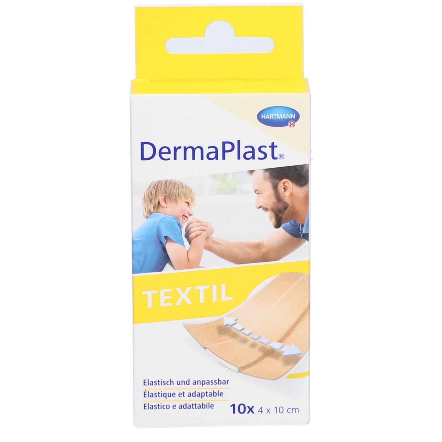 HARTMANN Dermaplast® Textilpflaster 4 x 10 cm
