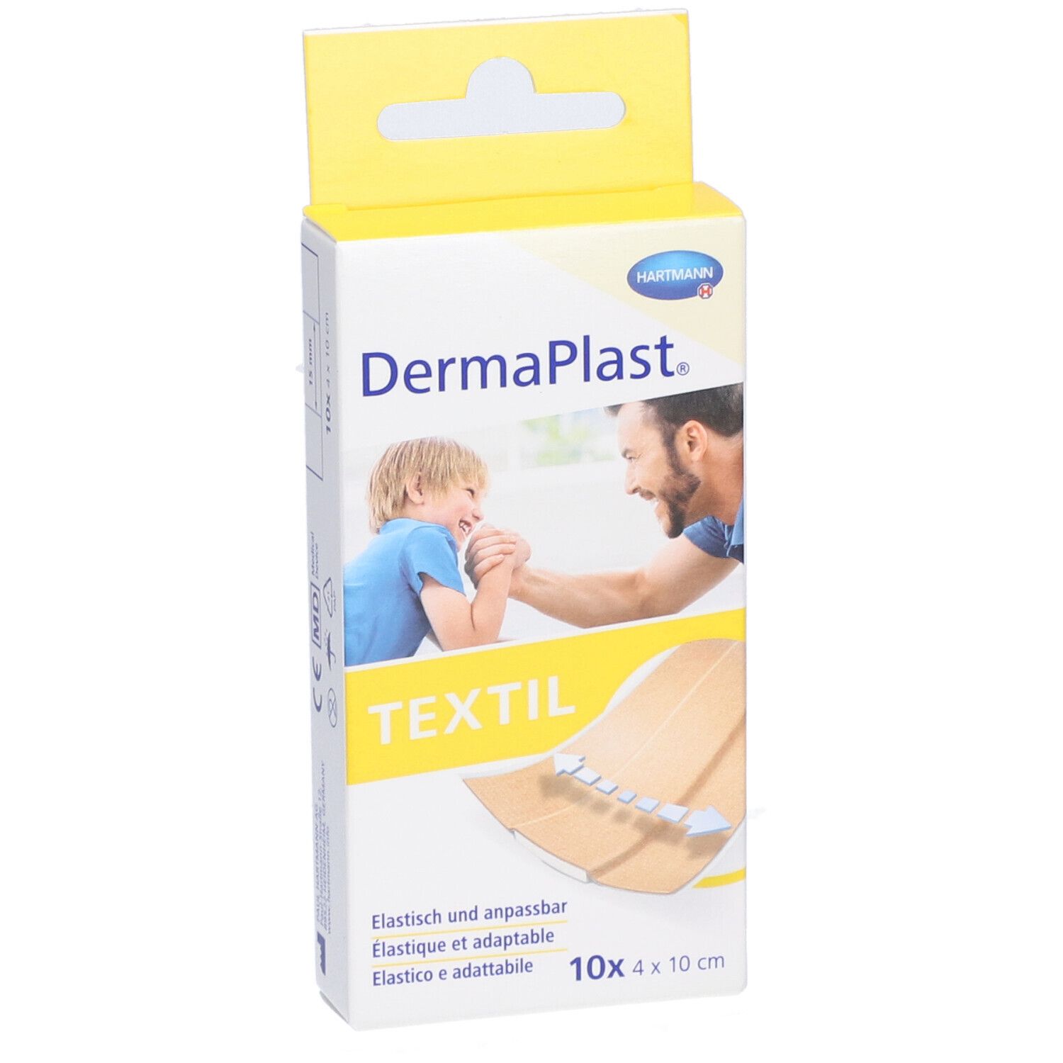 HARTMANN Dermaplast® Textilpflaster 4 x 10 cm