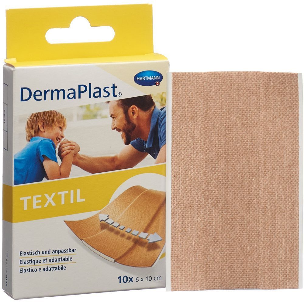 HARTMANN Dermaplast® Textil Pansements 6 x 10 cm