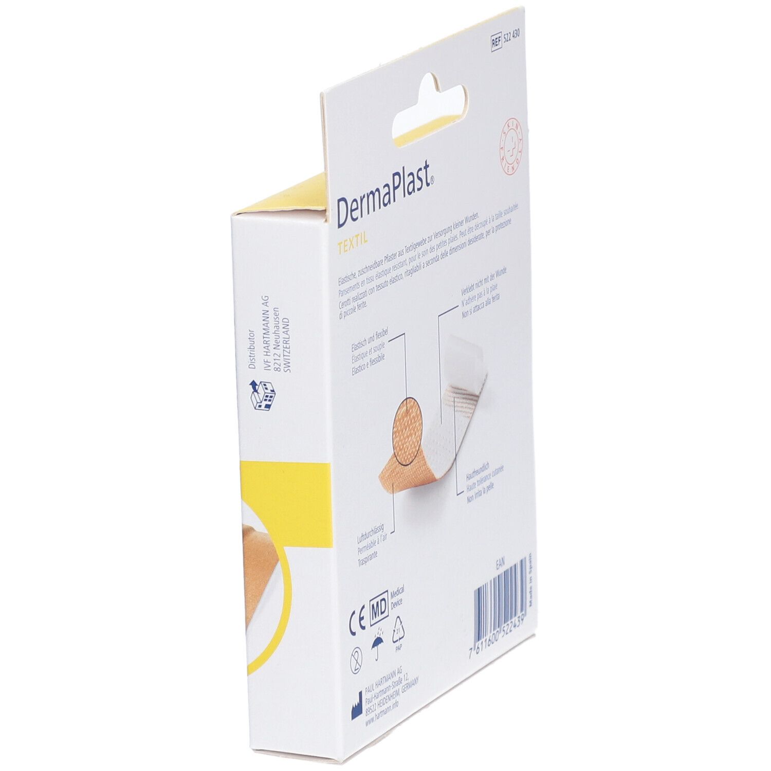 HARTMANN Dermaplast® Textil Pflaster 8 x 10 cm