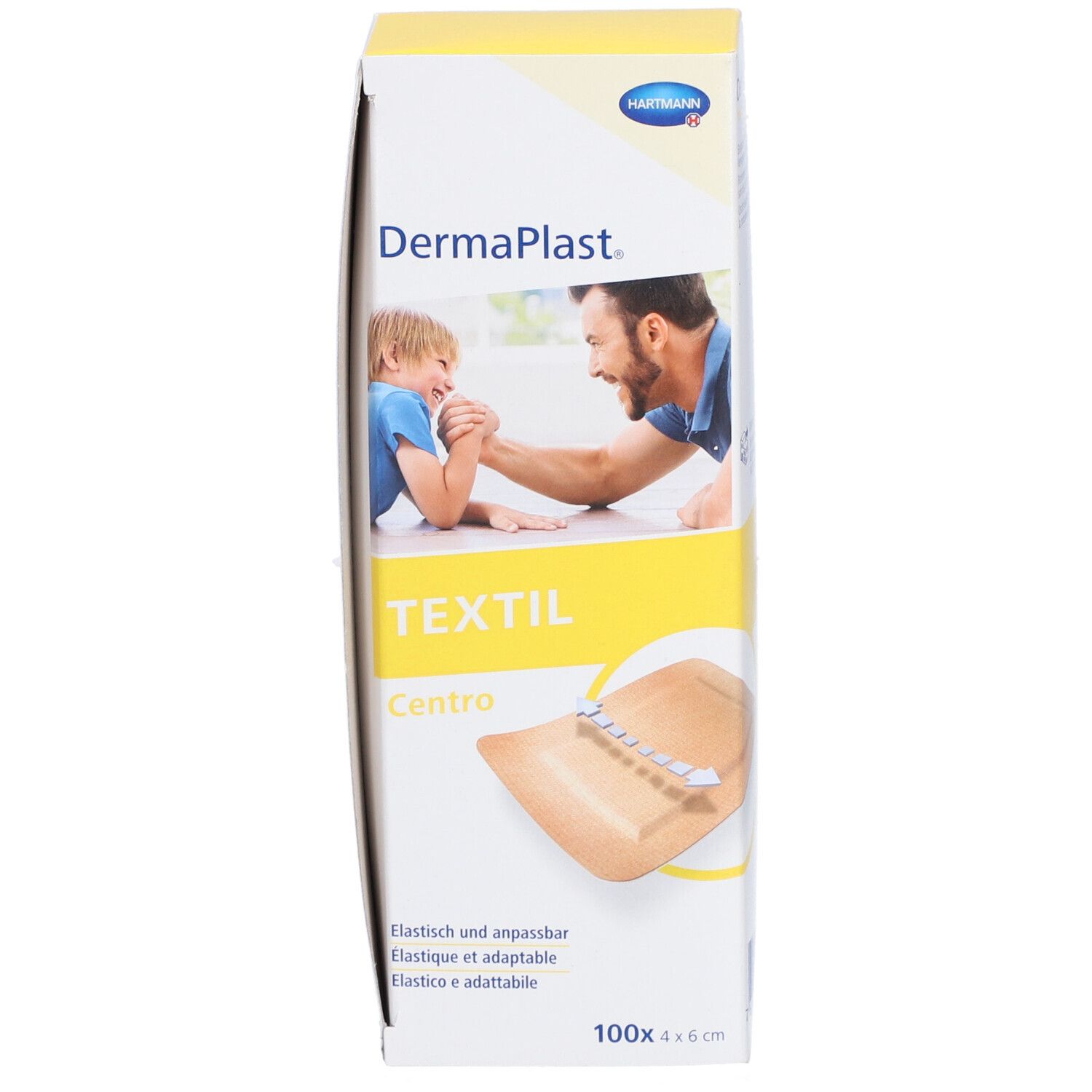 HARTMANN Dermaplast® Textil Centro Pflaster 4 x 6 cm