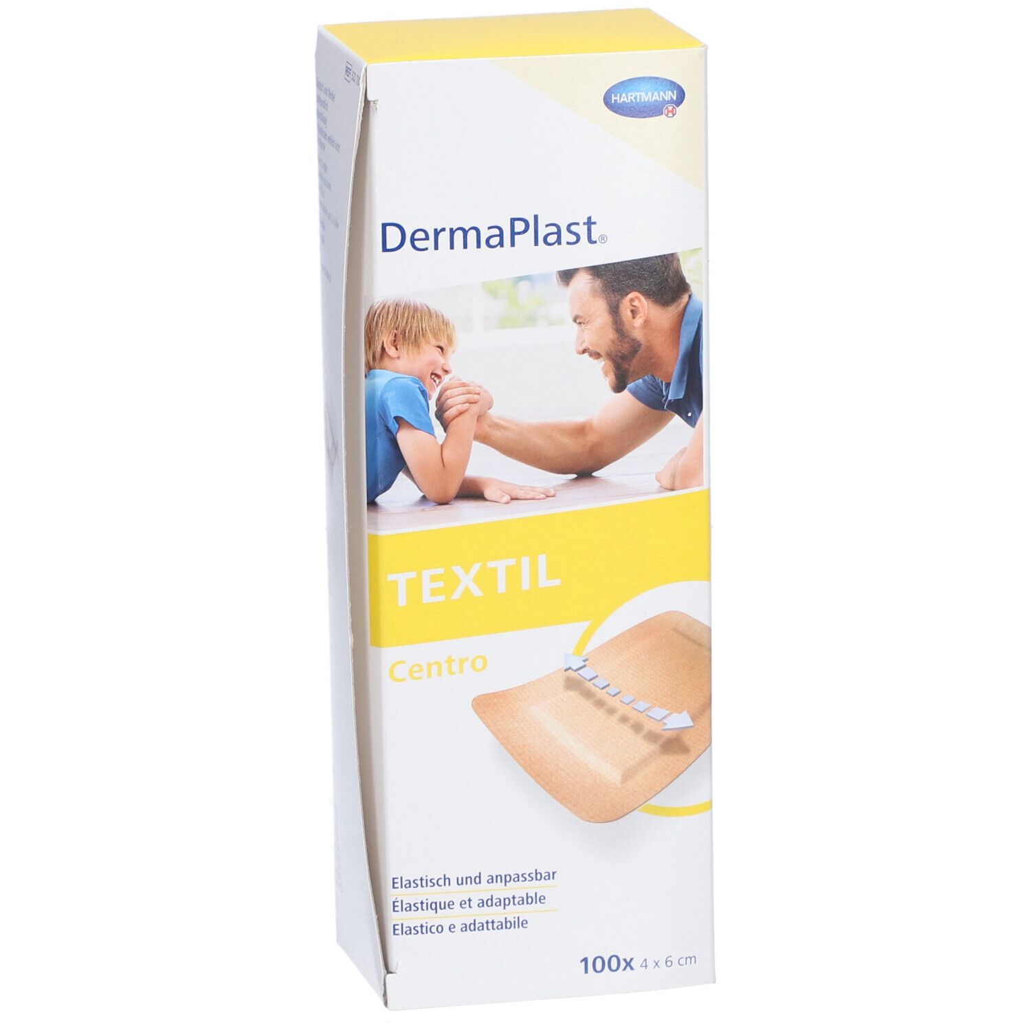 HARTMANN Dermaplast® Textil Centro Pflaster 4 x 6 cm