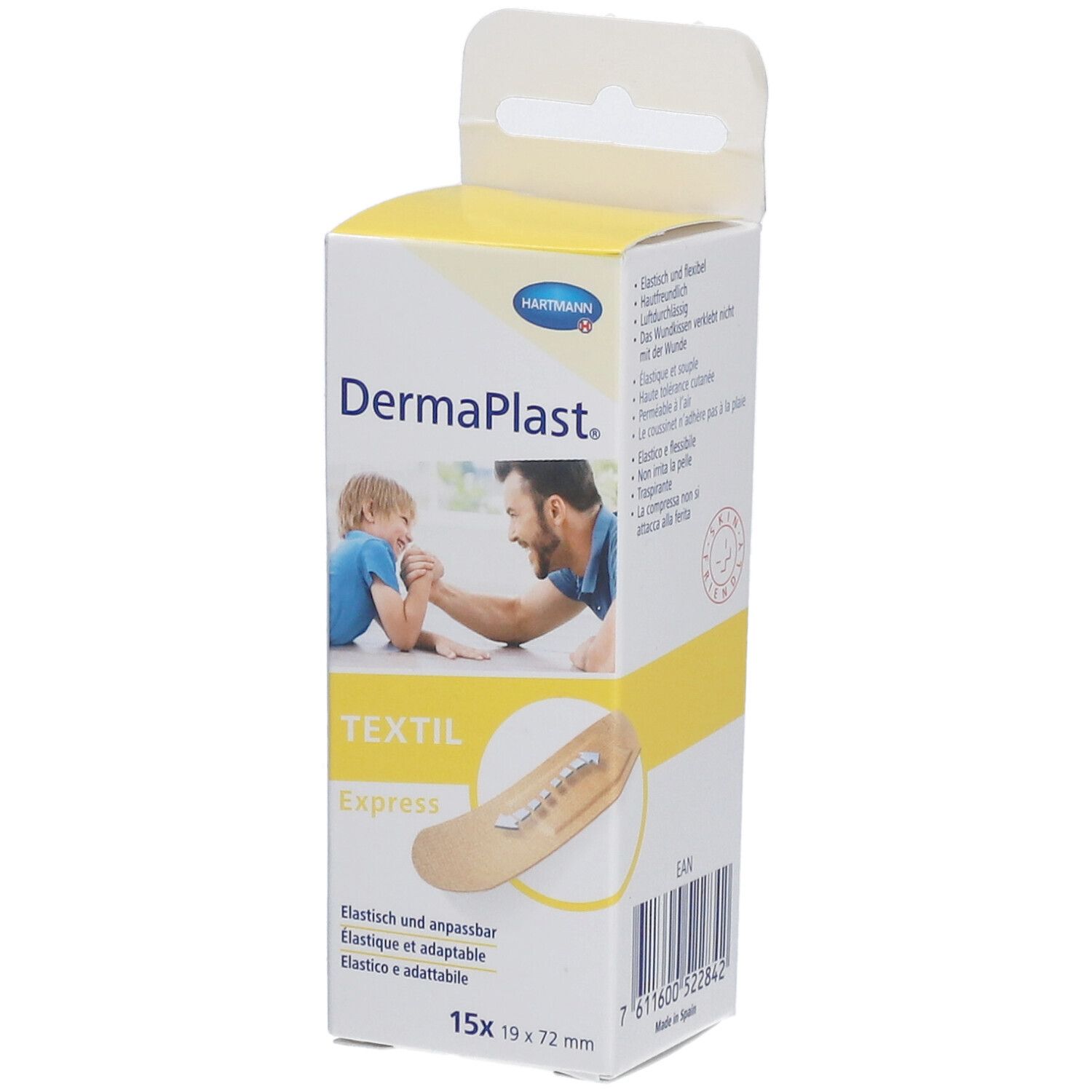 HARTMANN Dermaplast® Textil Express Pflaster 19 x 72 mm