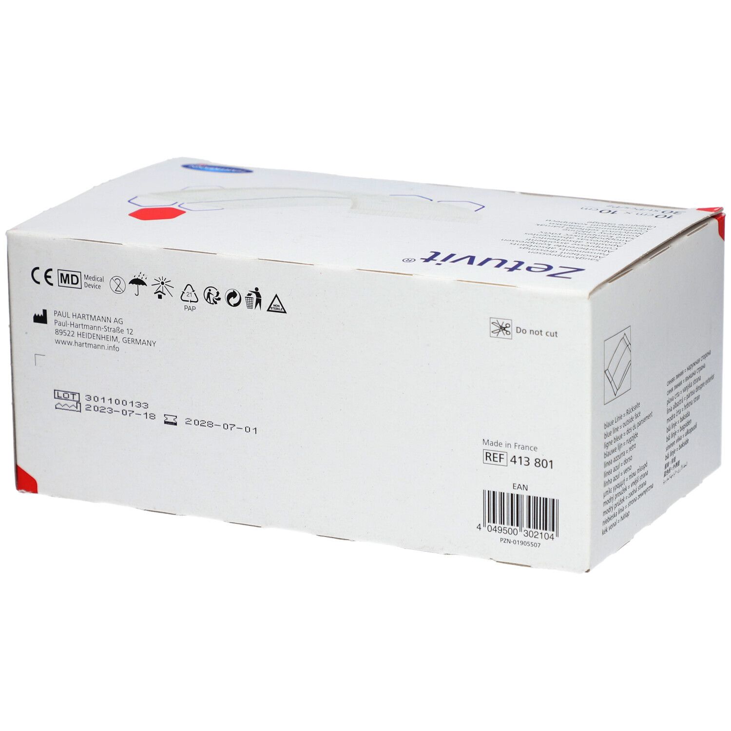 Zetuvit® Saugkompressen unsteril 10 x 10 cm