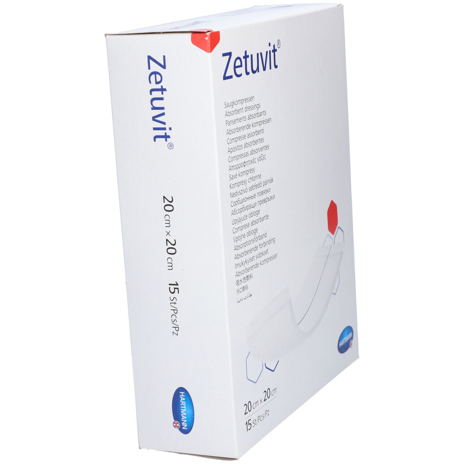 HARTMANN Zetuvit® Sterile Saugkompresse 20 x 20 cm