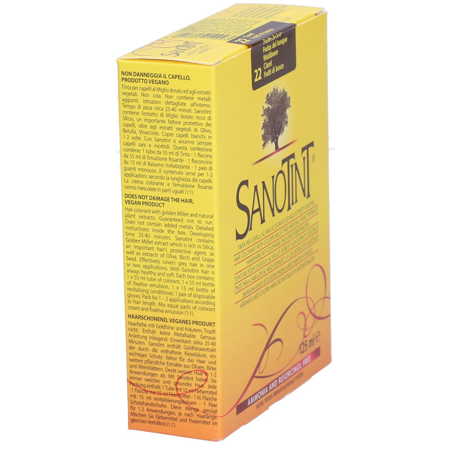 SANOTINT Haarfarbe 22 waldbeere