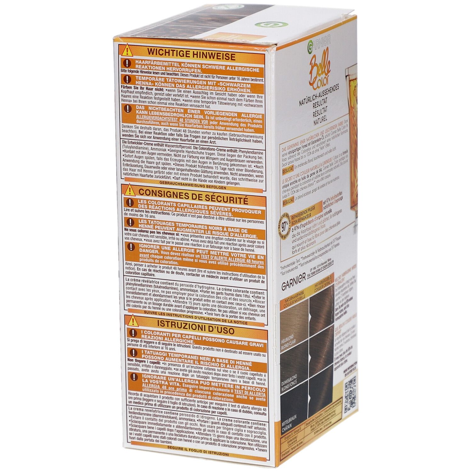 GARNIER Belle Color Coloration Leuchtende Farbe - N°5 Dunkelblond
