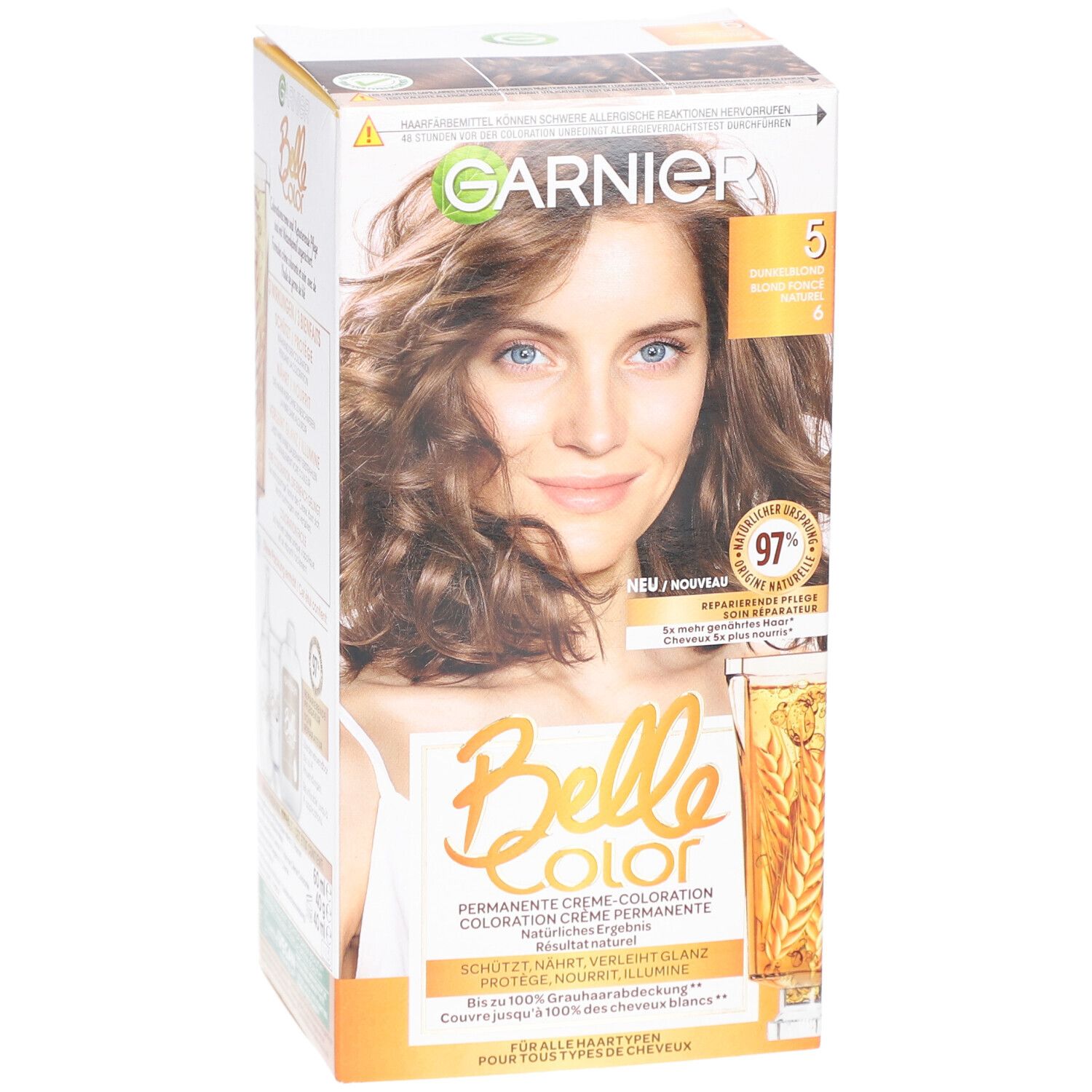 GARNIER Belle Color Coloration Leuchtende Farbe - N°5 Dunkelblond