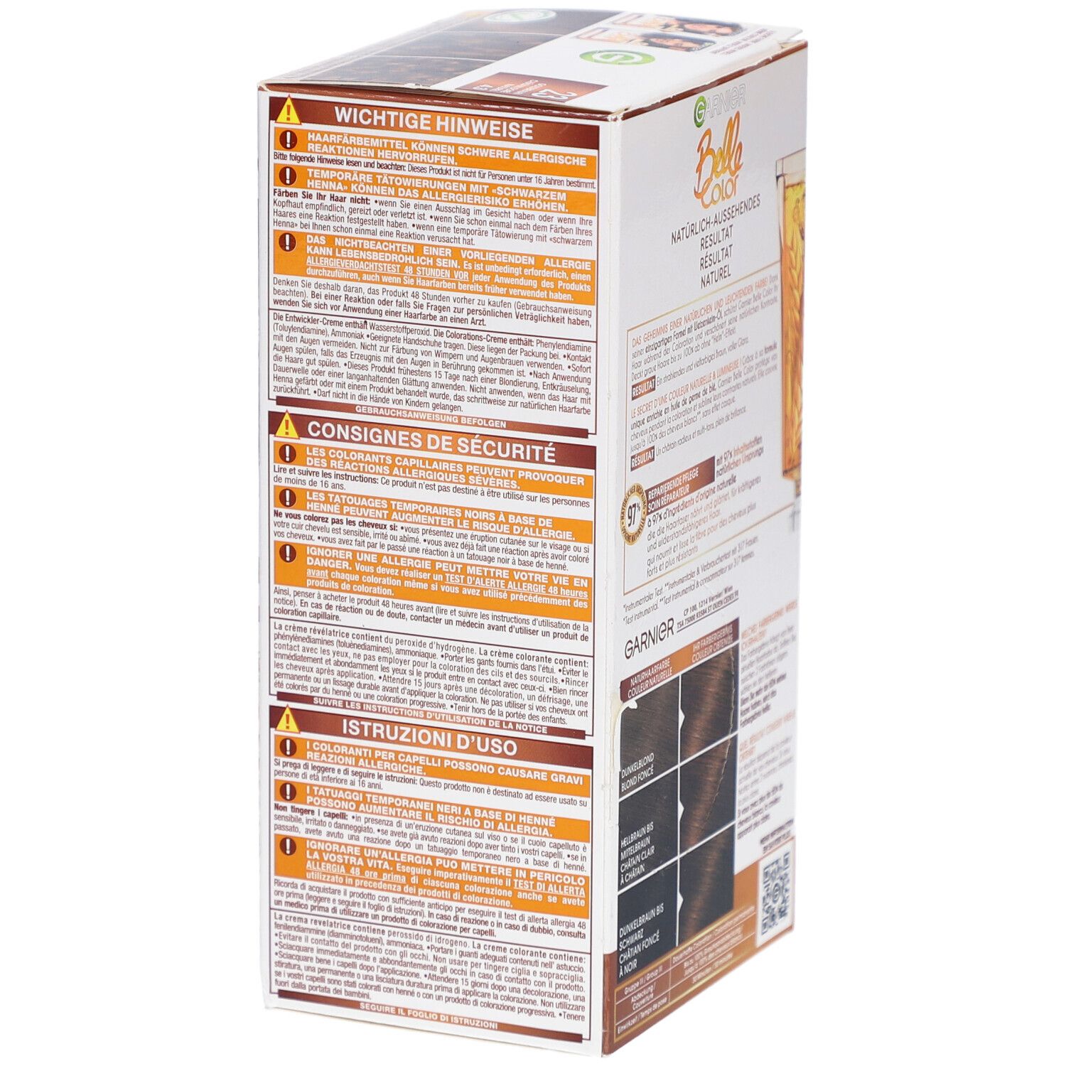 GARNIER Belle Color Coloration Leuchtende Farbe - N°23 Goldkastanie