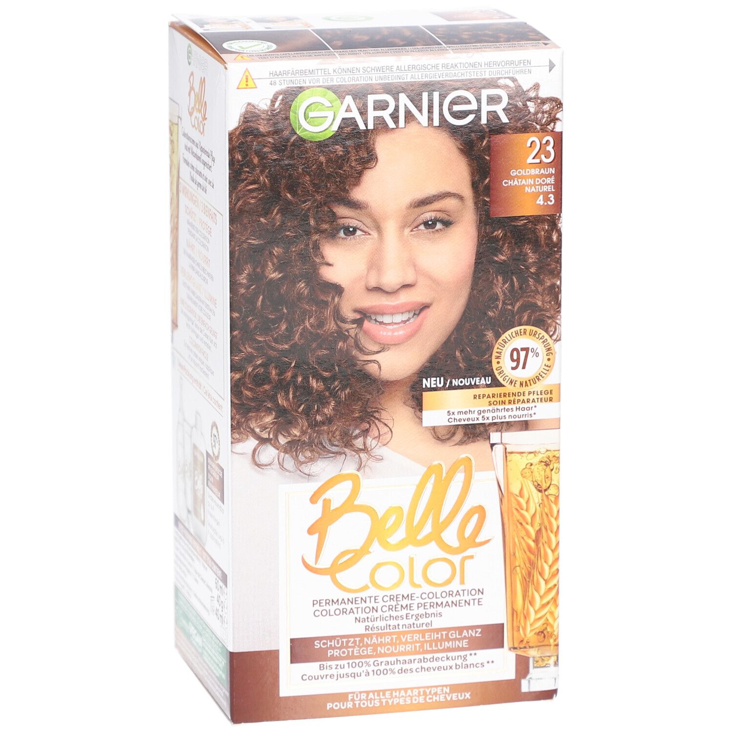GARNIER Belle Color Coloration Leuchtende Farbe - N°23 Goldkastanie