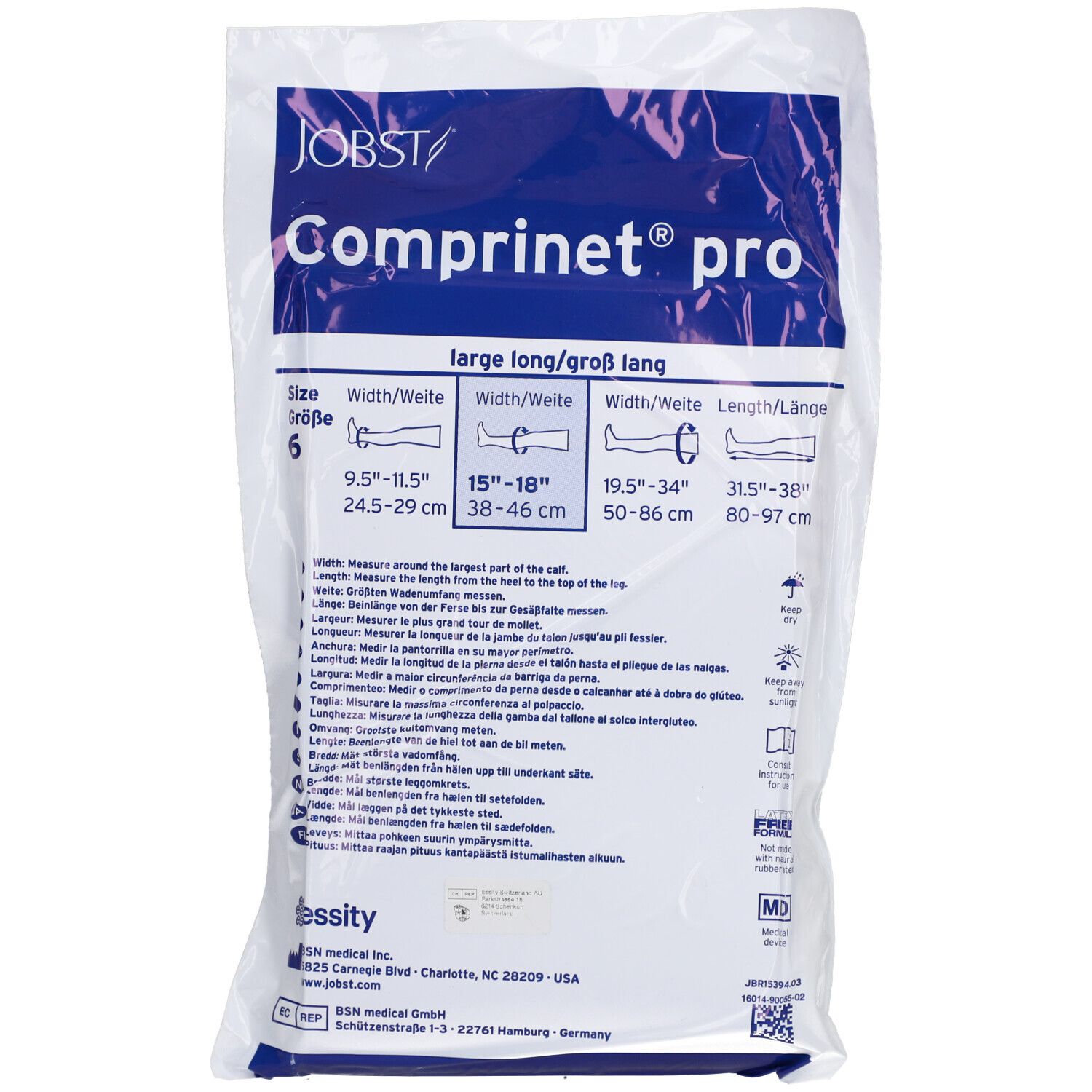 Comprinet® Pro Bas anti-thrombose Taille 6