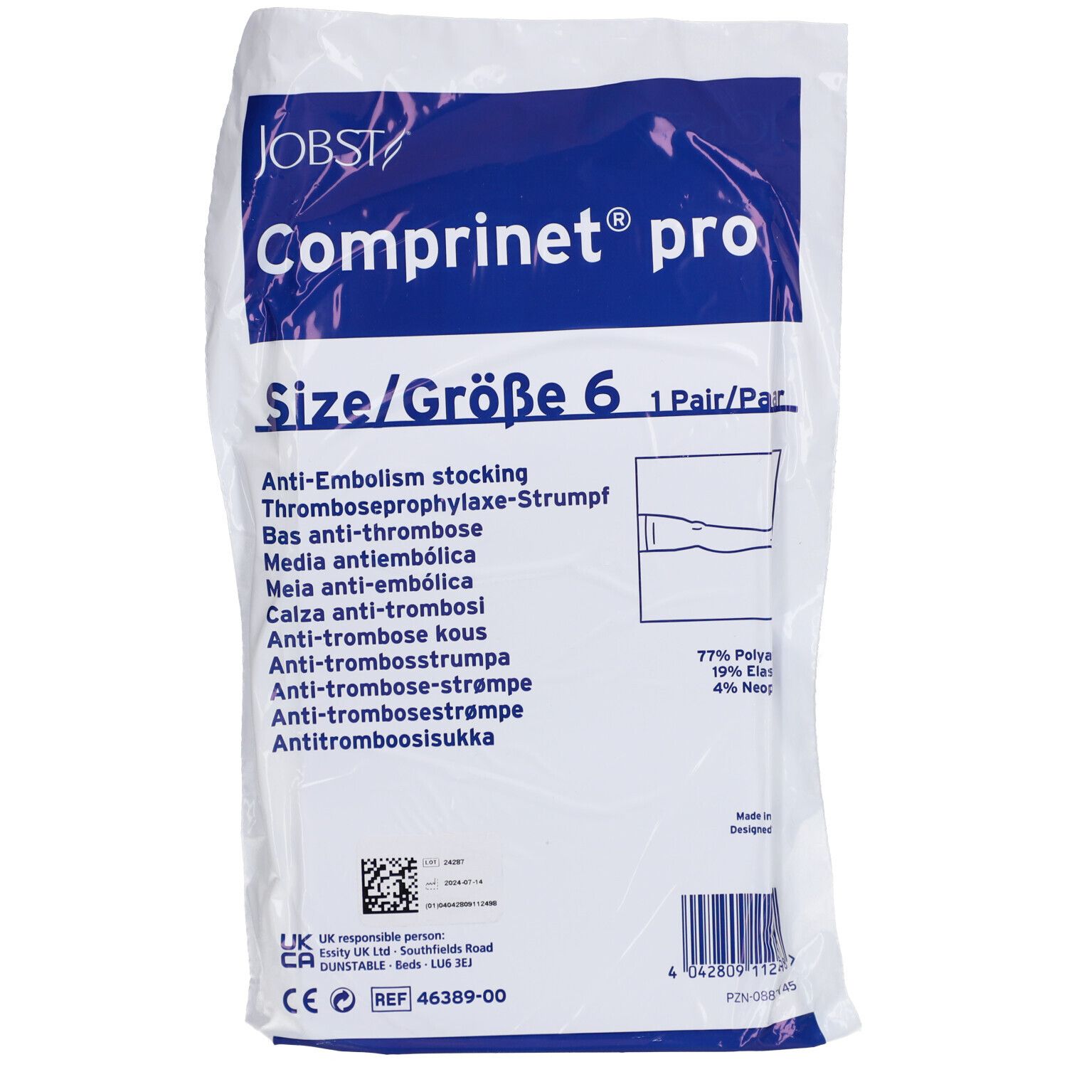 Comprinet® Pro Bas anti-thrombose Taille 6
