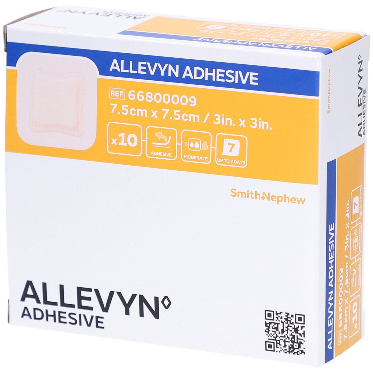 ALLEVYN ADHESIVE Hydrozelluläres Heftpflaster 7.5 x 7.5 cm