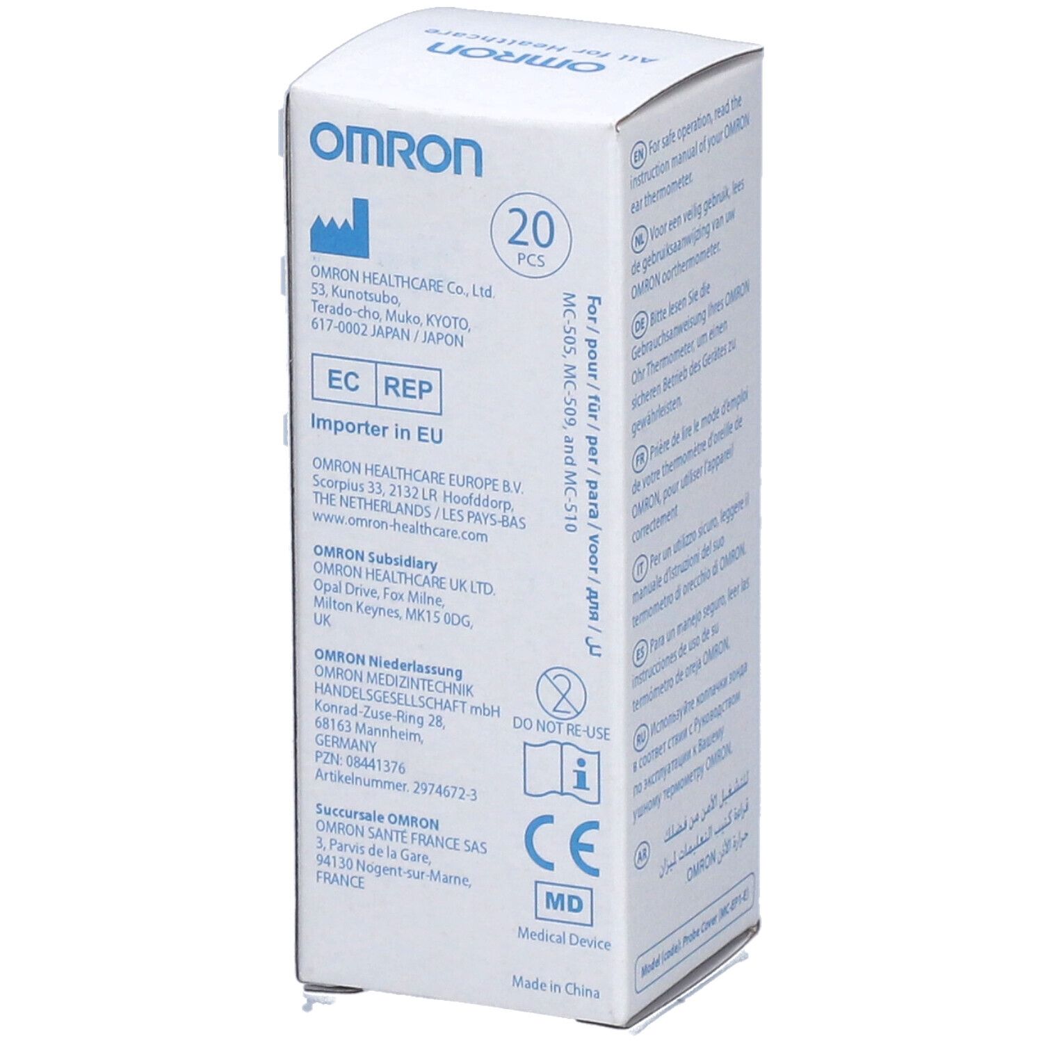 Omron Sondenabdeckungen für Gentle Temp