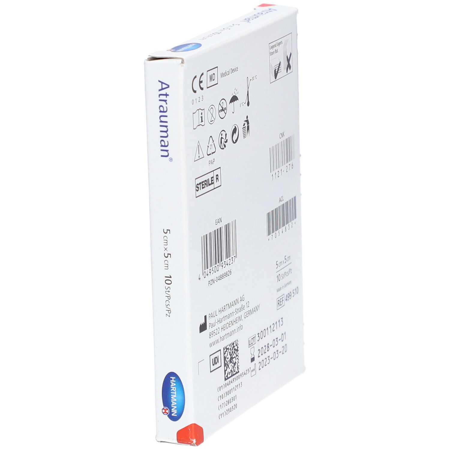 ATRAUMAN® Pansement Interface Gras 5 x 5 cm