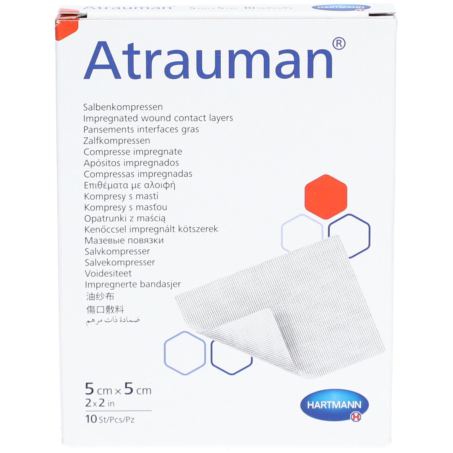 ATRAUMAN® Pansement Interface Gras 5 x 5 cm