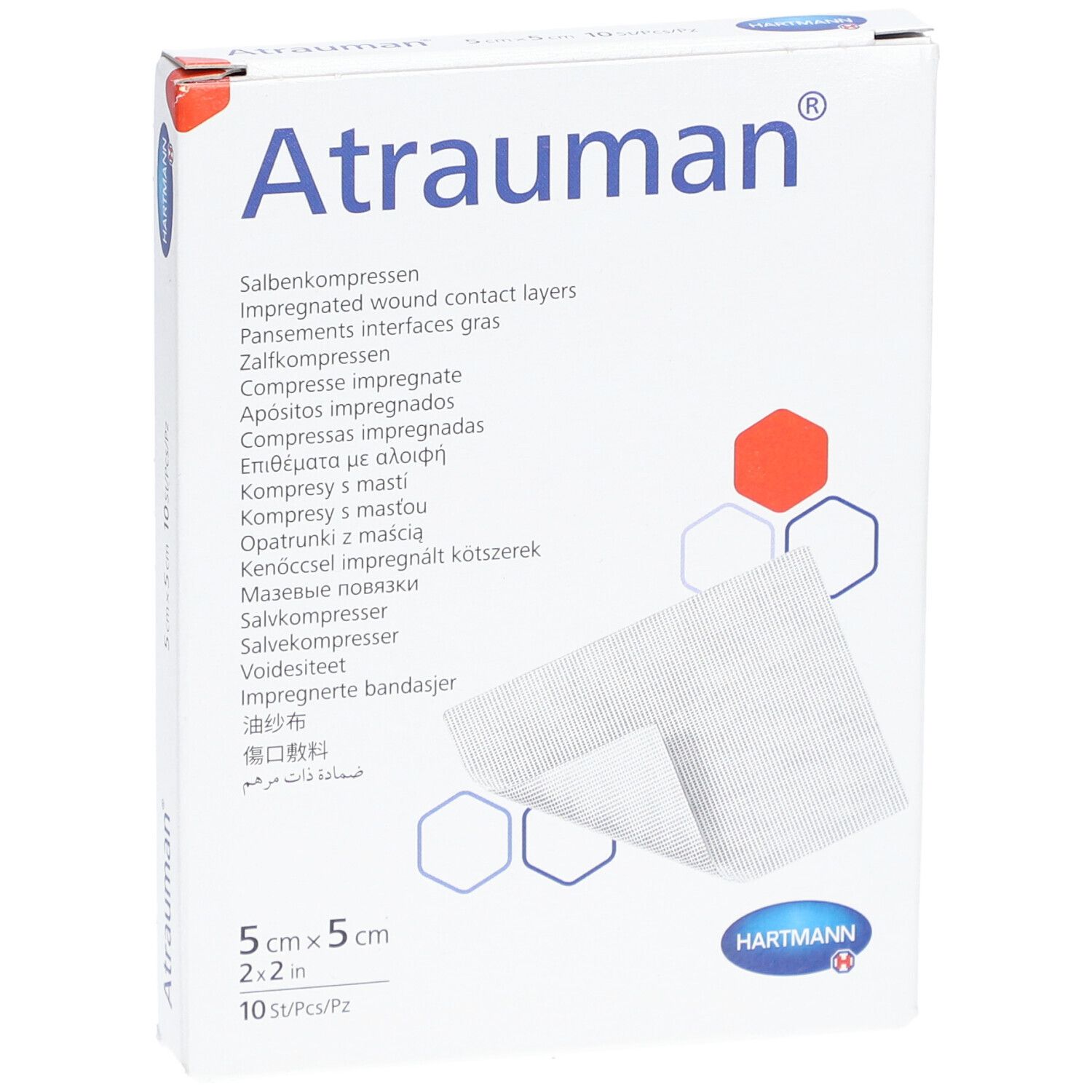 ATRAUMAN® Pansement Interface Gras 5 x 5 cm