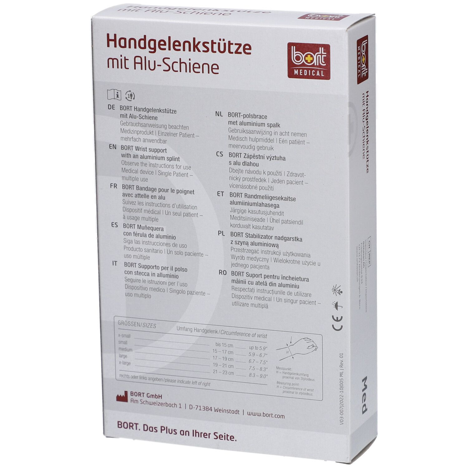 BORT Arm- und Handgelenkstütze links