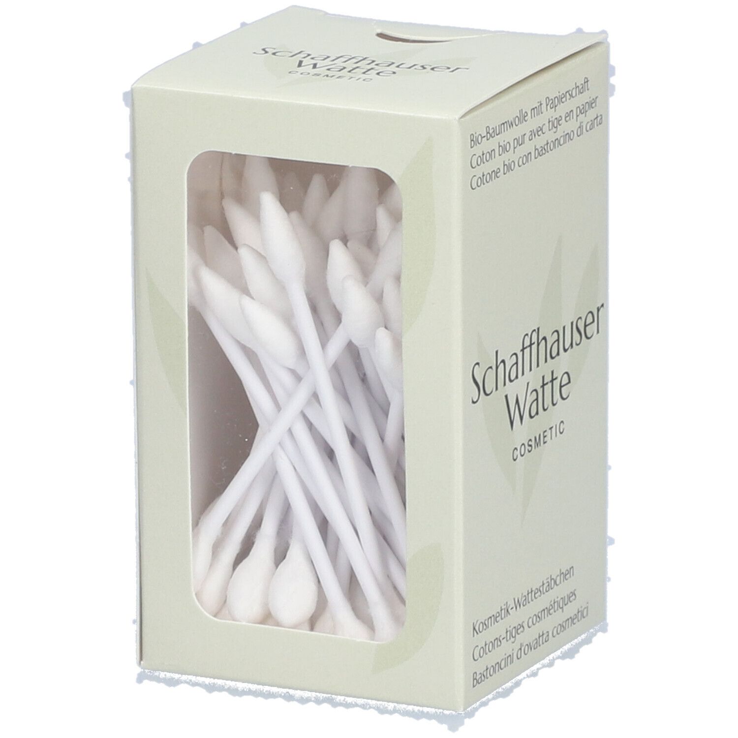 Schaffhauser Coton-tiges Cosmetic boîte ronde