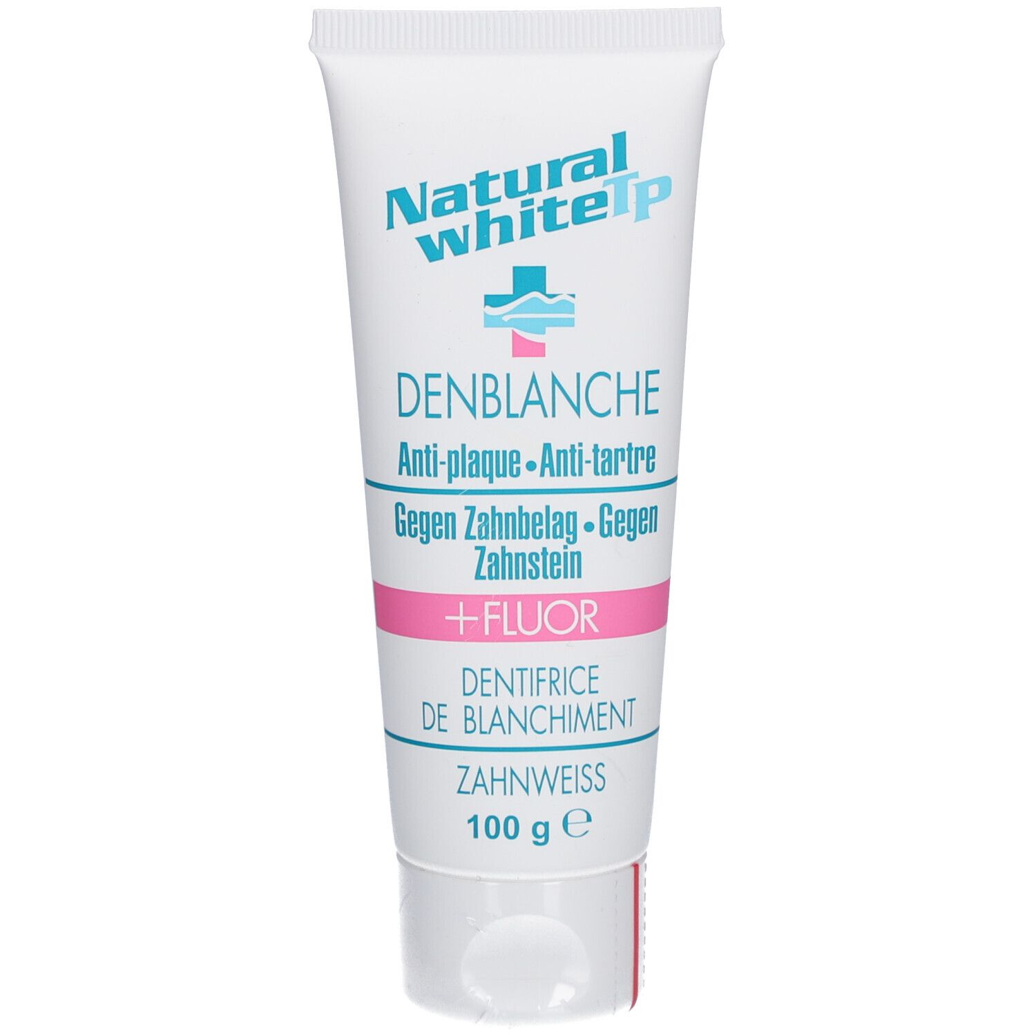 Natural White® Zahnweiss Zahnpasta mit Fluorid & Anisextrakt