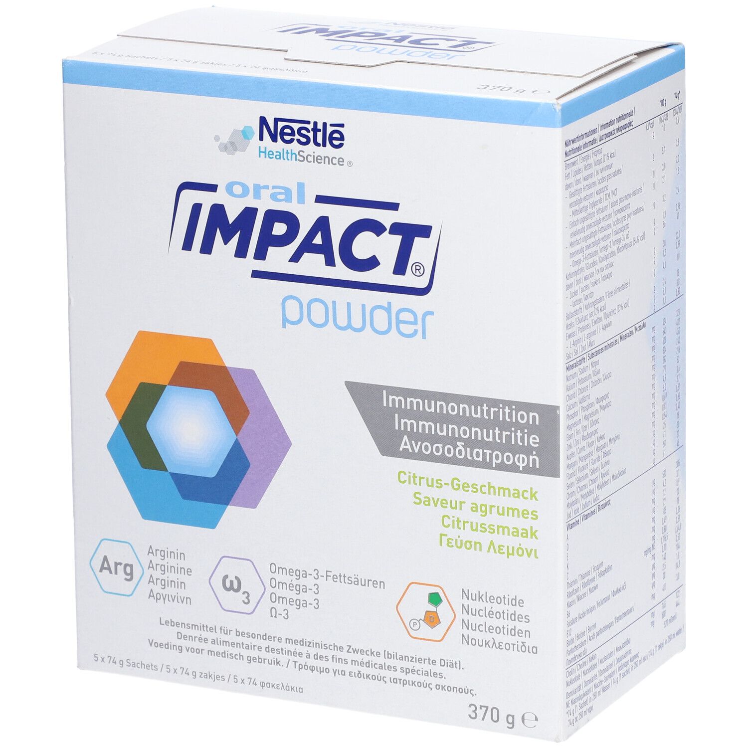 NESTLE HEALTH SCIENCE Oral Impact Powder Zitrone