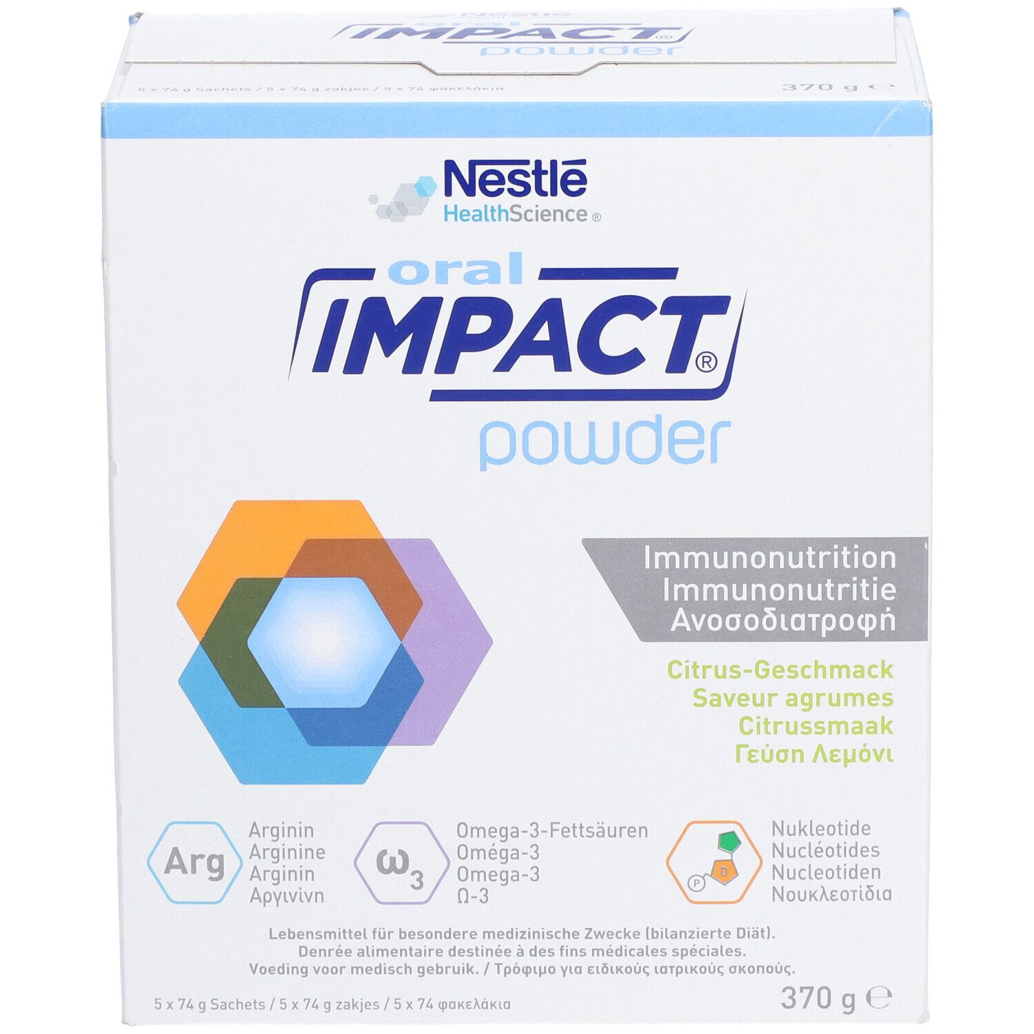 NESTLE HEALTH SCIENCE Oral Impact Powder Zitrone