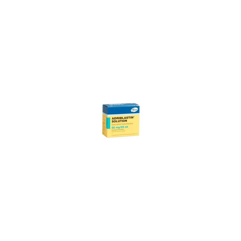 ADRIBLASTIN Solution 50 mg/25ml 2 Cytosafe 25 ml