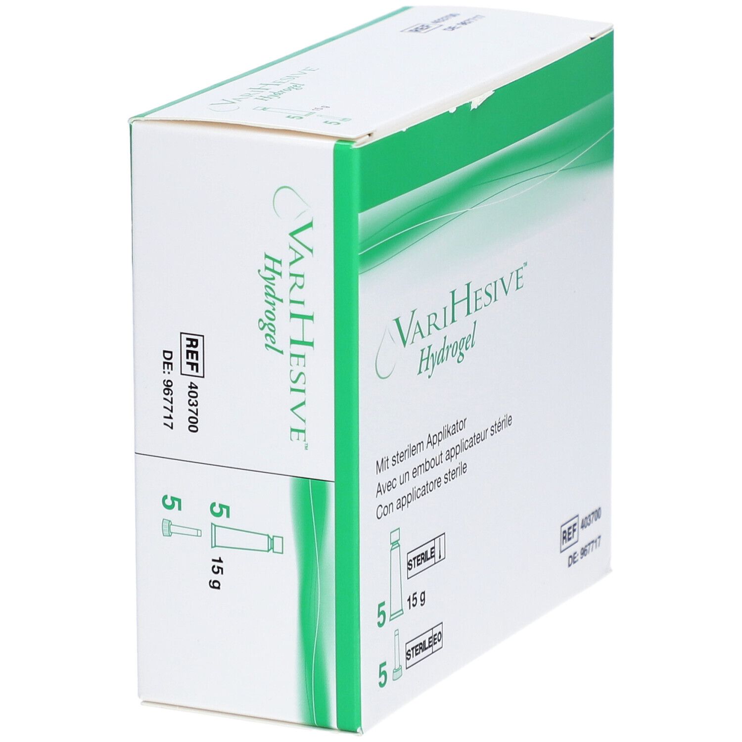 VARIHESIVE Hydrogel avec applicateur