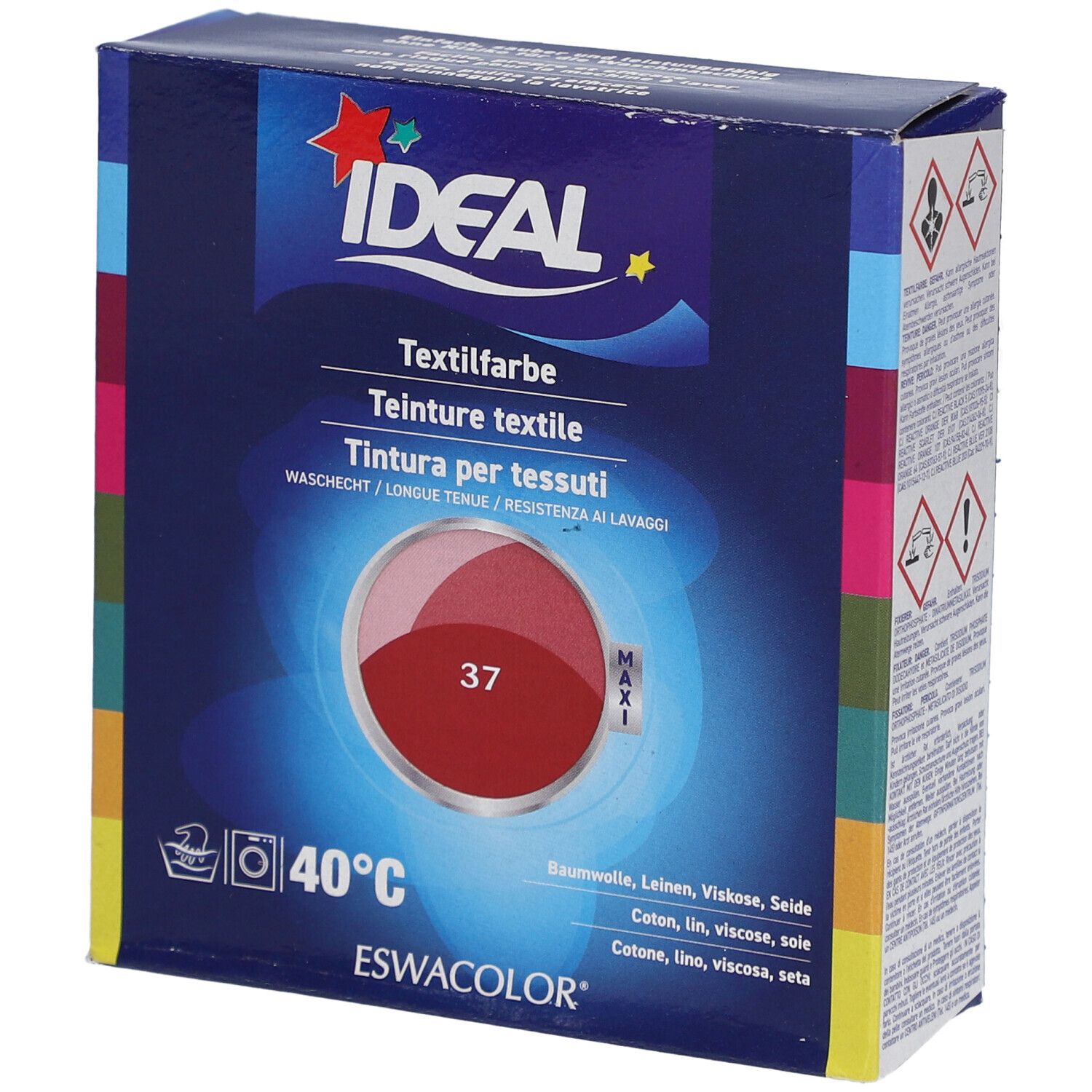 Ideal® MAXI Textilfarbe für Baumwolle No37 Hermesrot