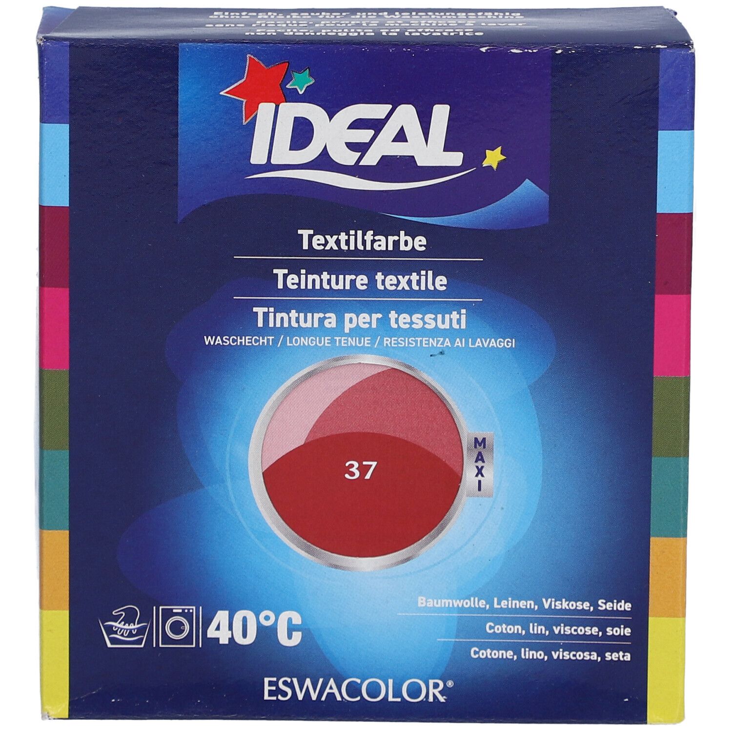 Ideal® MAXI Textilfarbe für Baumwolle No37 Hermesrot